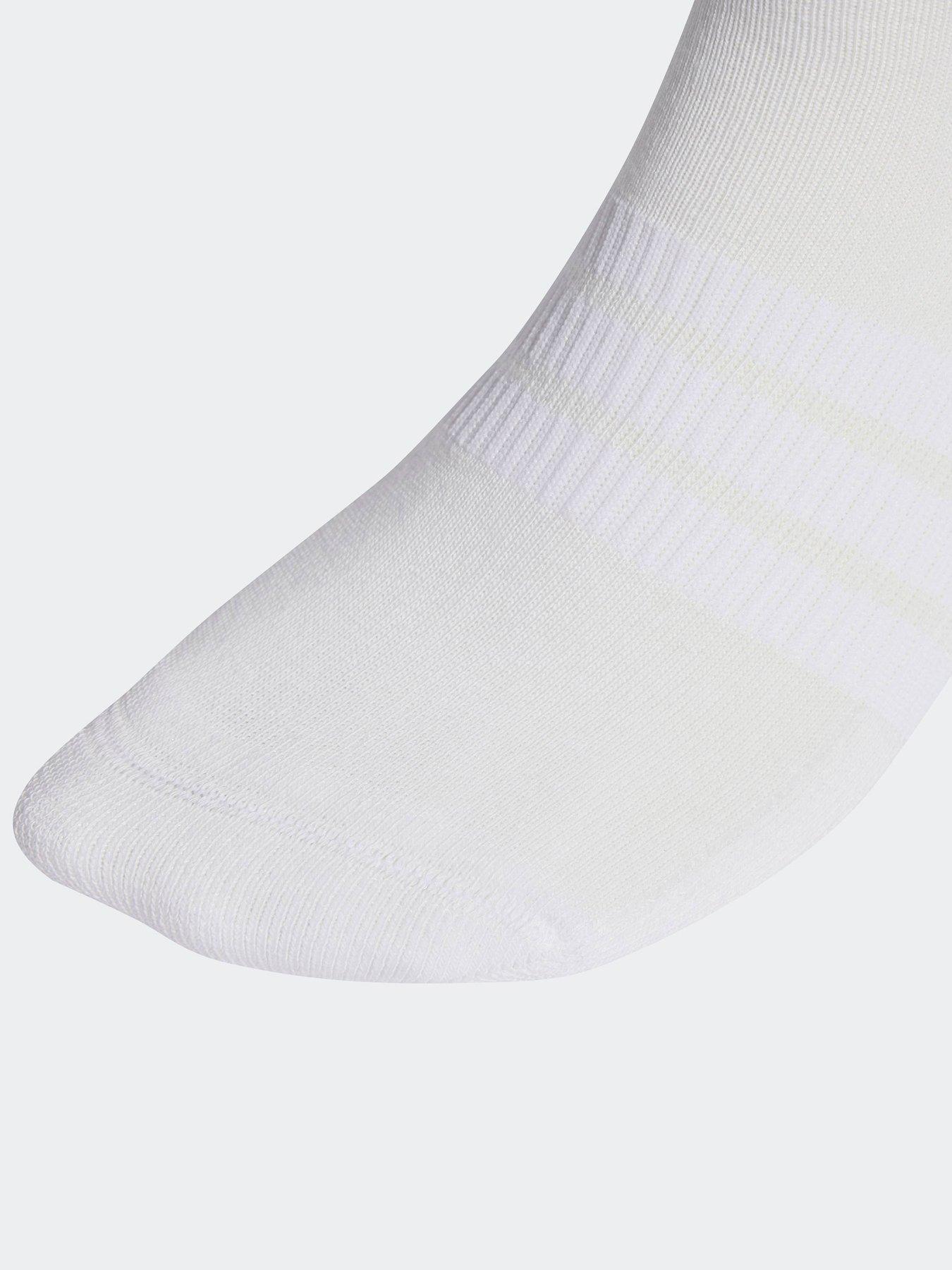 Image 3 of 4 of adidas Sportswear Mens Essentials Ankle Socks 6p - White