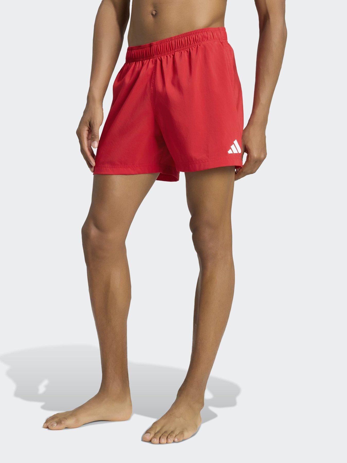 adidas Sportswear Mens 5 Inch Swim Shorts - Red