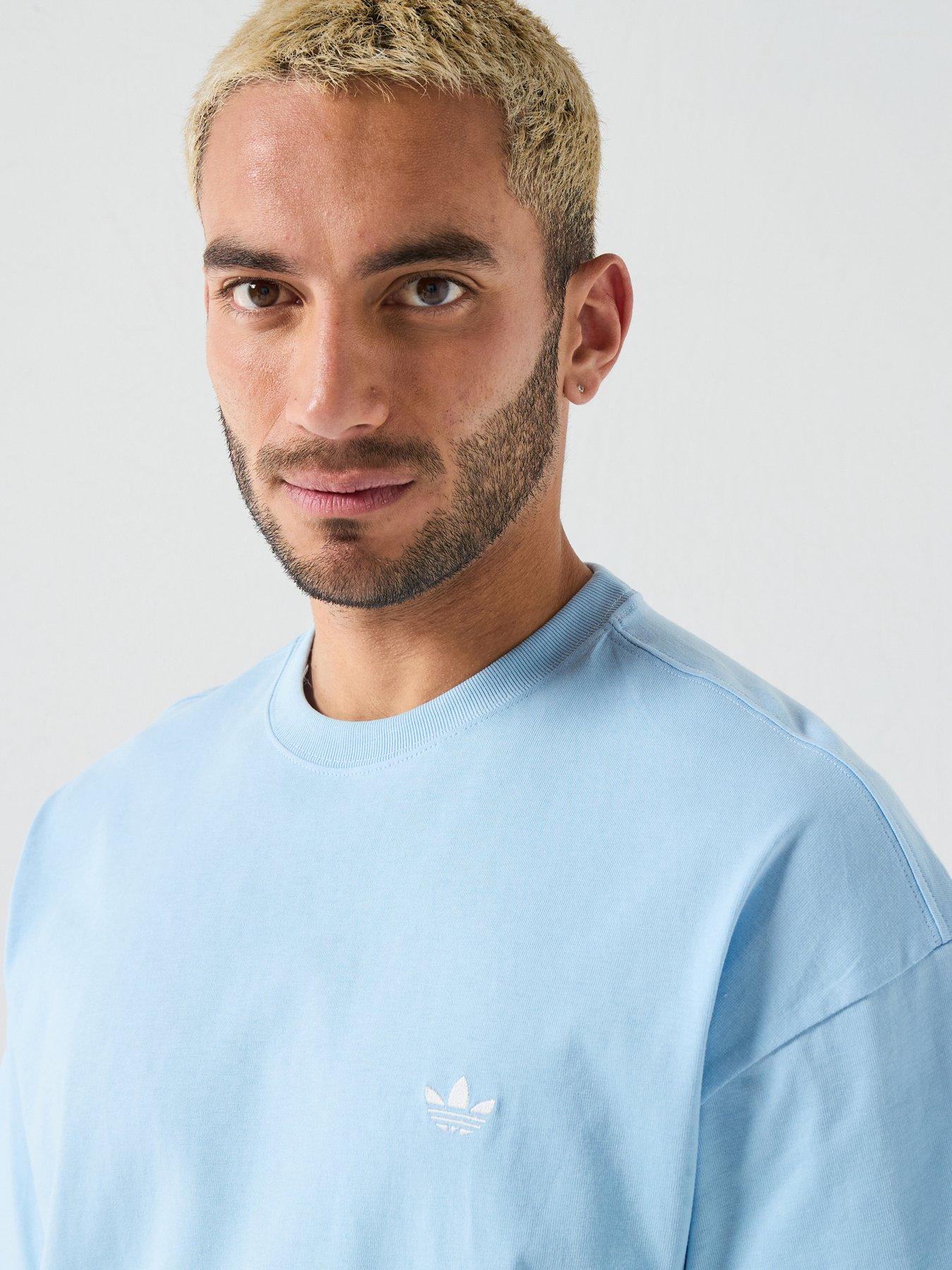Image 4 of 6 of adidas Originals Mens Essentials T-Shirt - Blue