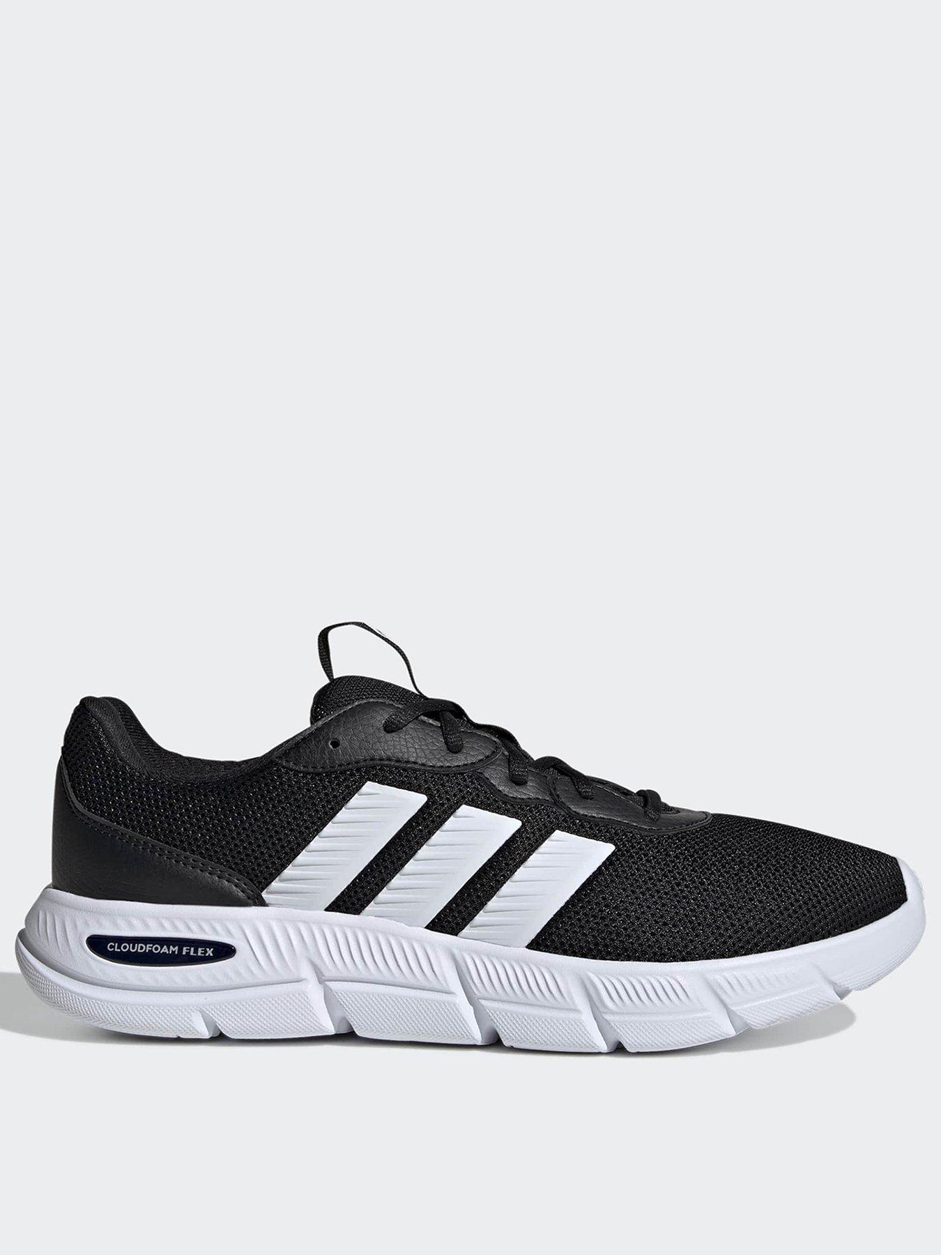 adidas Sportswear Mens Cloudfoam Flex Lace Trainers - Black