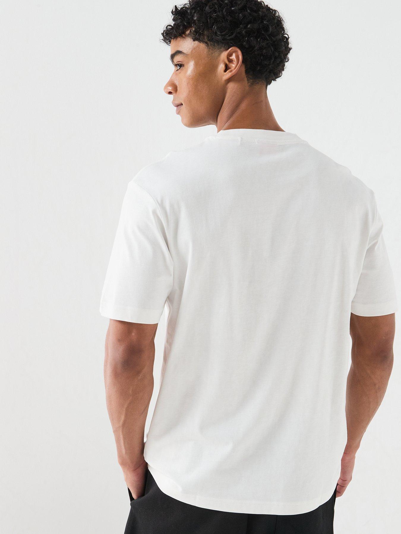 Image 2 of 6 of HUGO Darise Bird Graphic T-Shirt - Off White