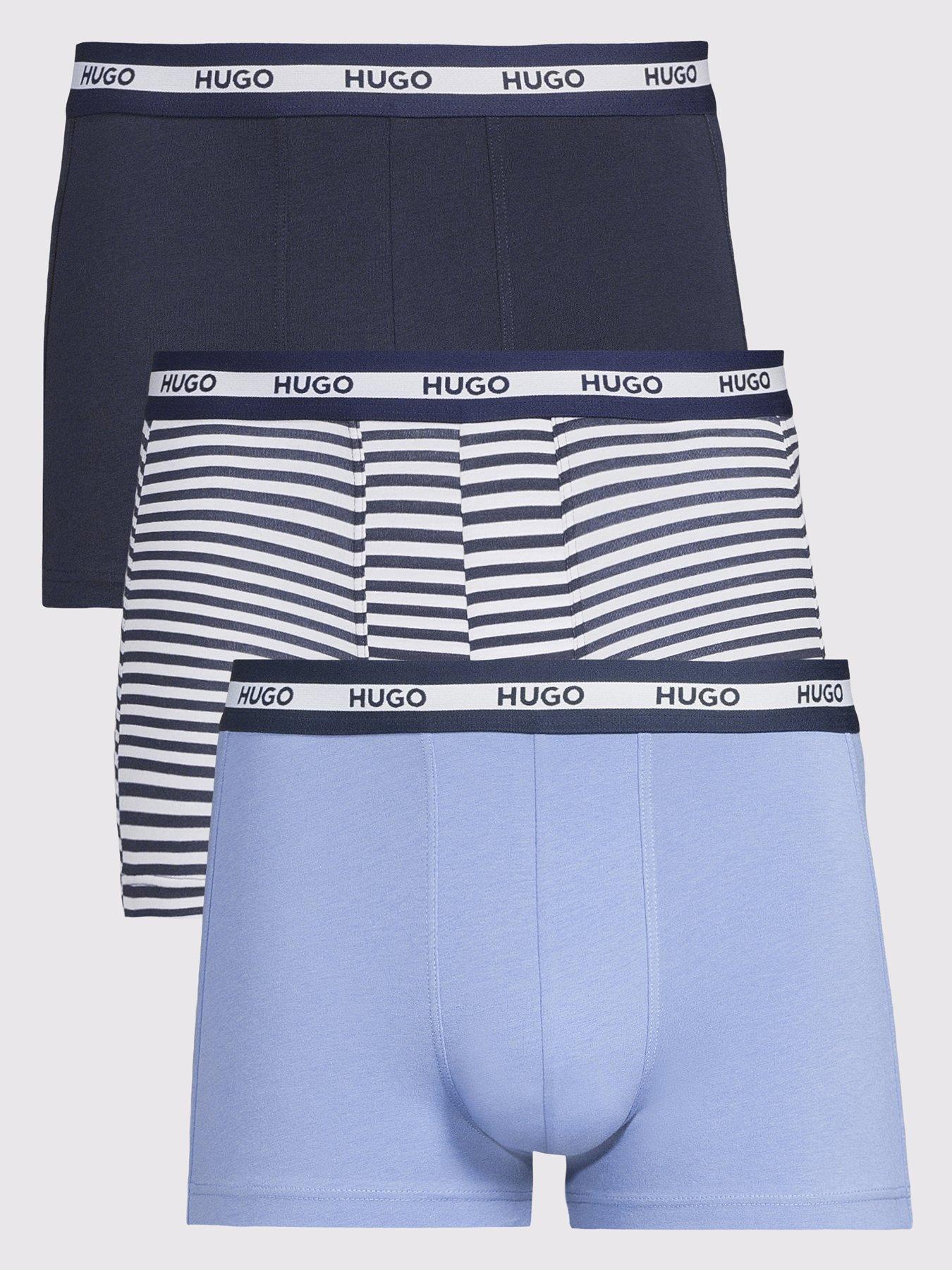 HUGO Bodywear Planet 3 Pack Trunks - Assorted