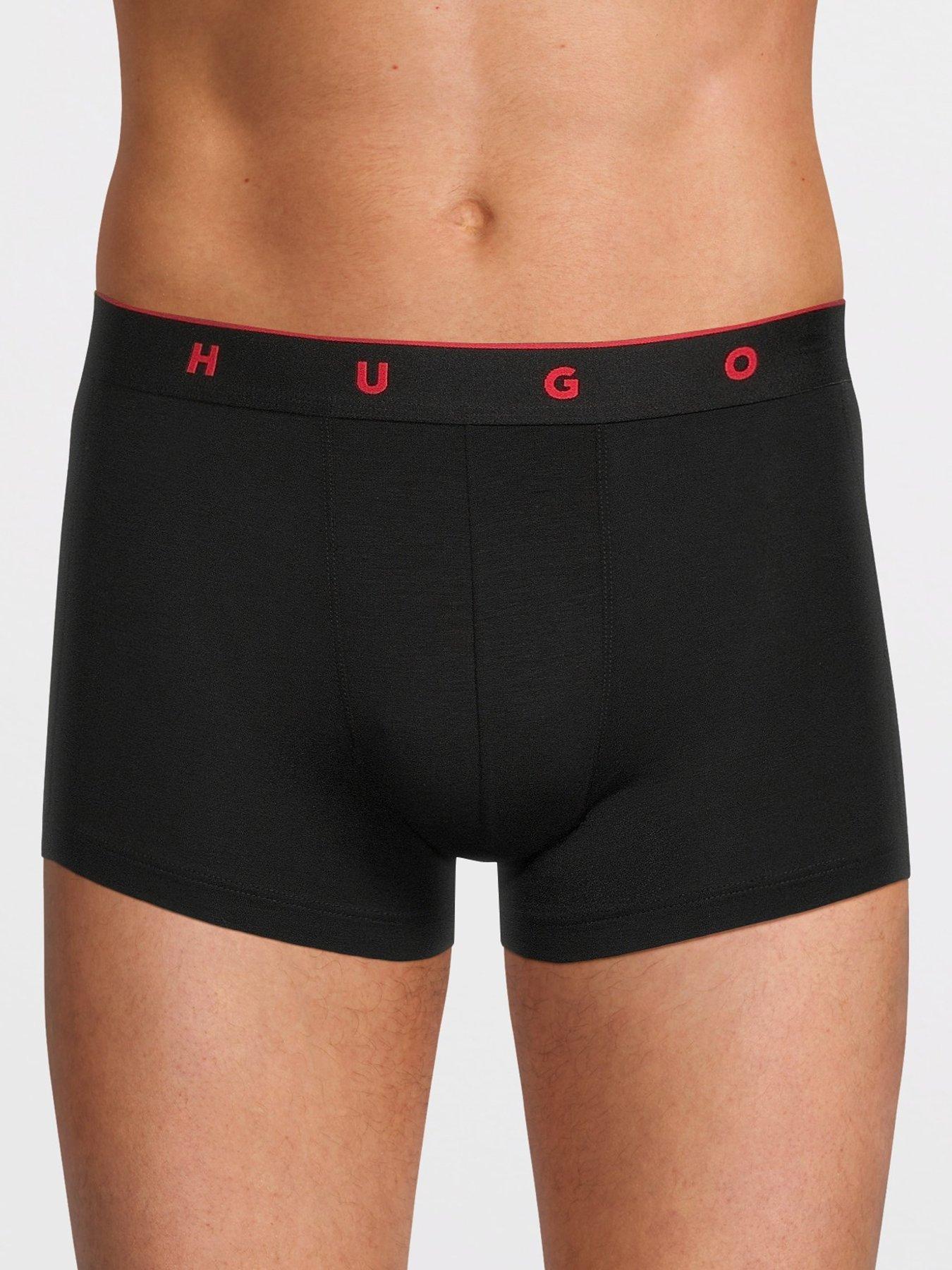 Image 2 of 3 of HUGO Bodywear Planet 3 Pack Trunks - Assorted