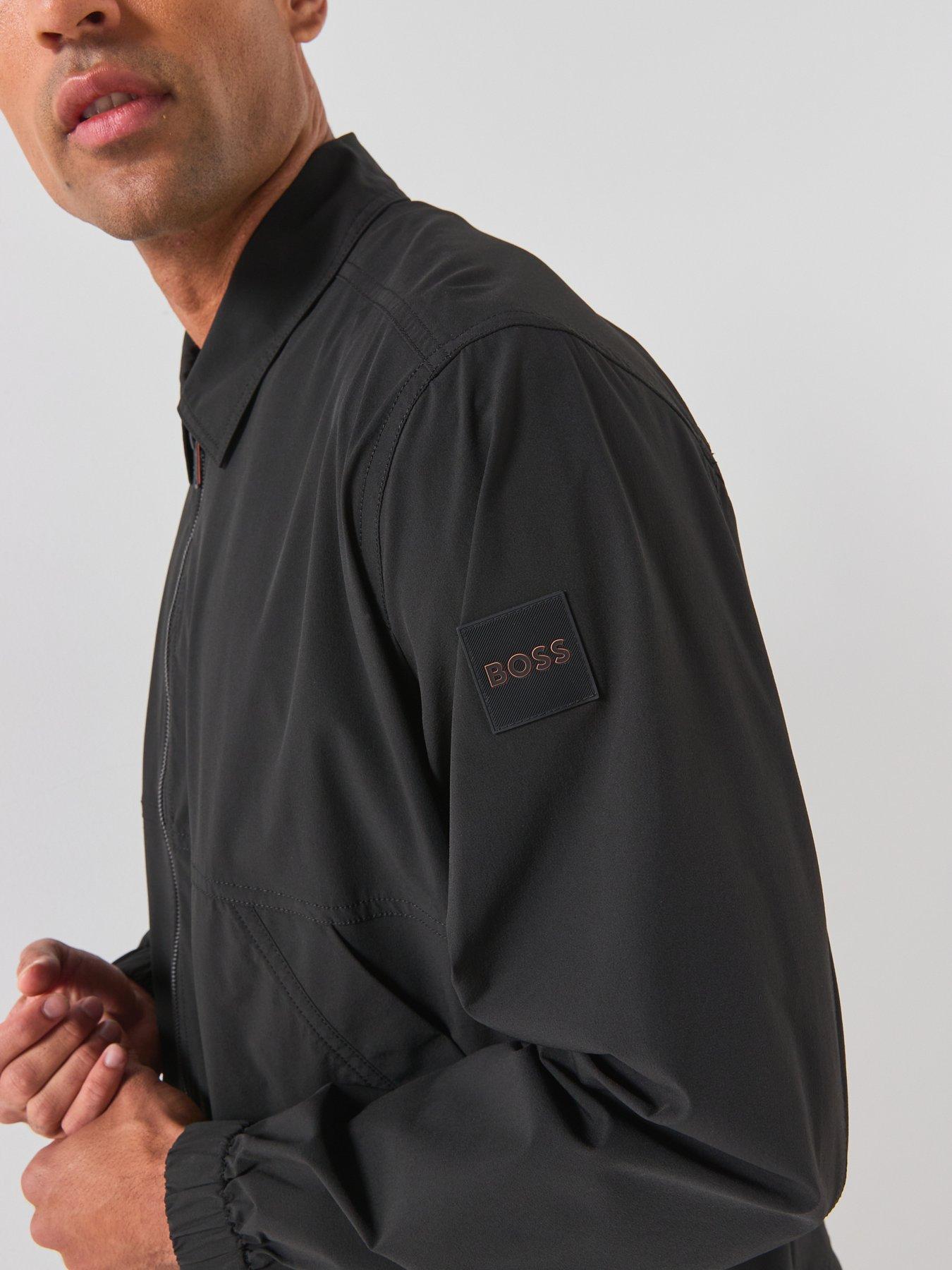 Image 5 of 6 of BOSS Layok_M Nylon Overshirt - Black