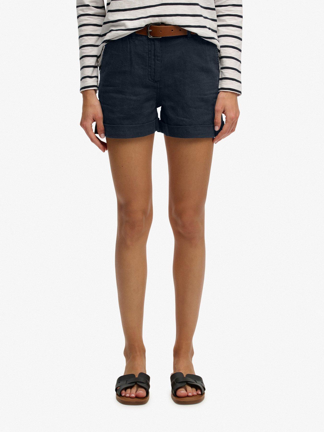 superdry-mid-rise-linen-shortfront