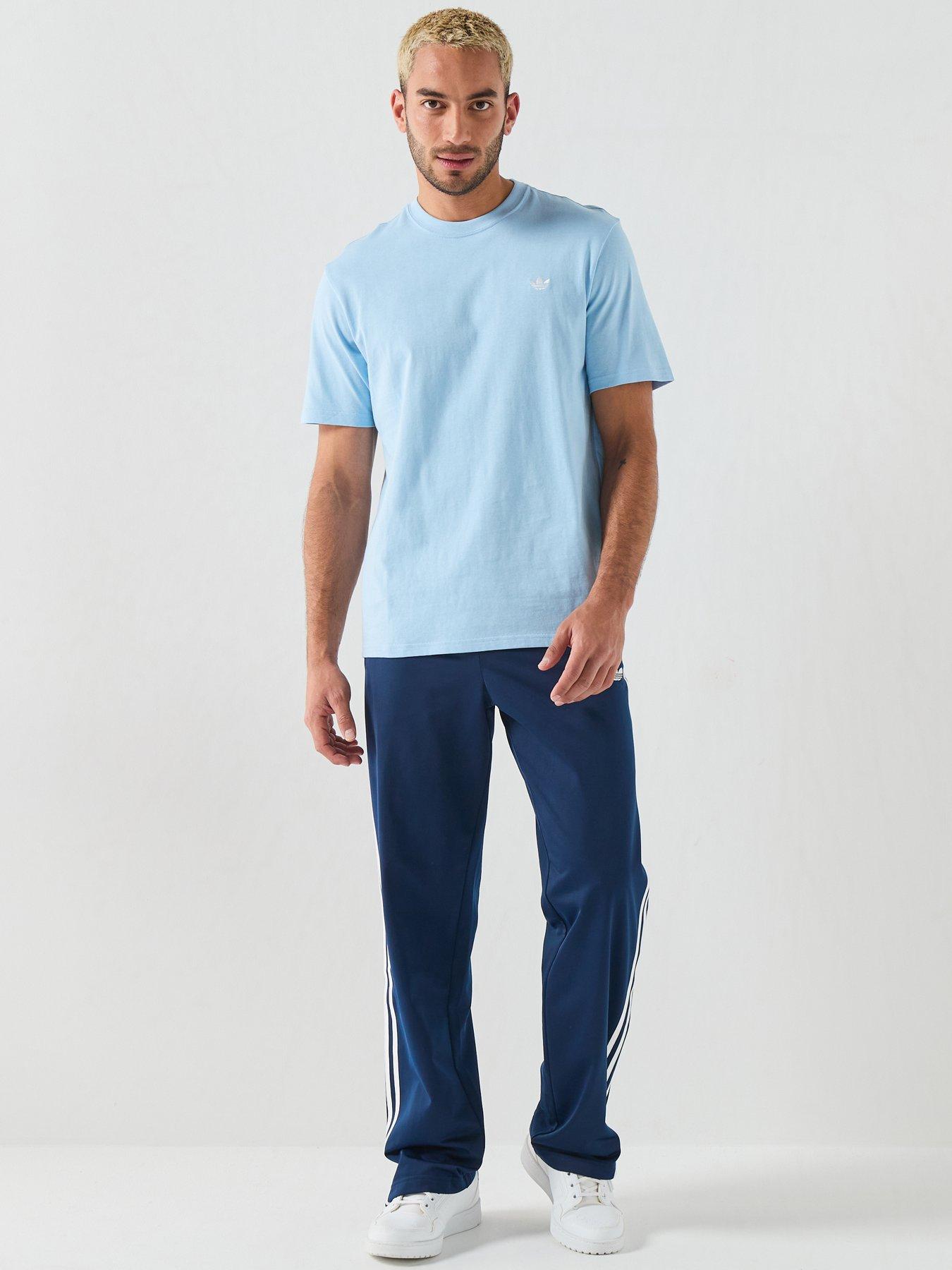 Image 3 of 6 of adidas Originals Mens Essentials Short Sleeve T-shirt - Blue