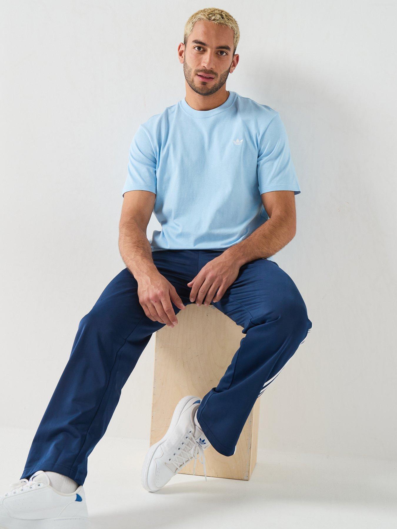 Image 6 of 6 of adidas Originals Mens Essentials Short Sleeve T-shirt - Blue