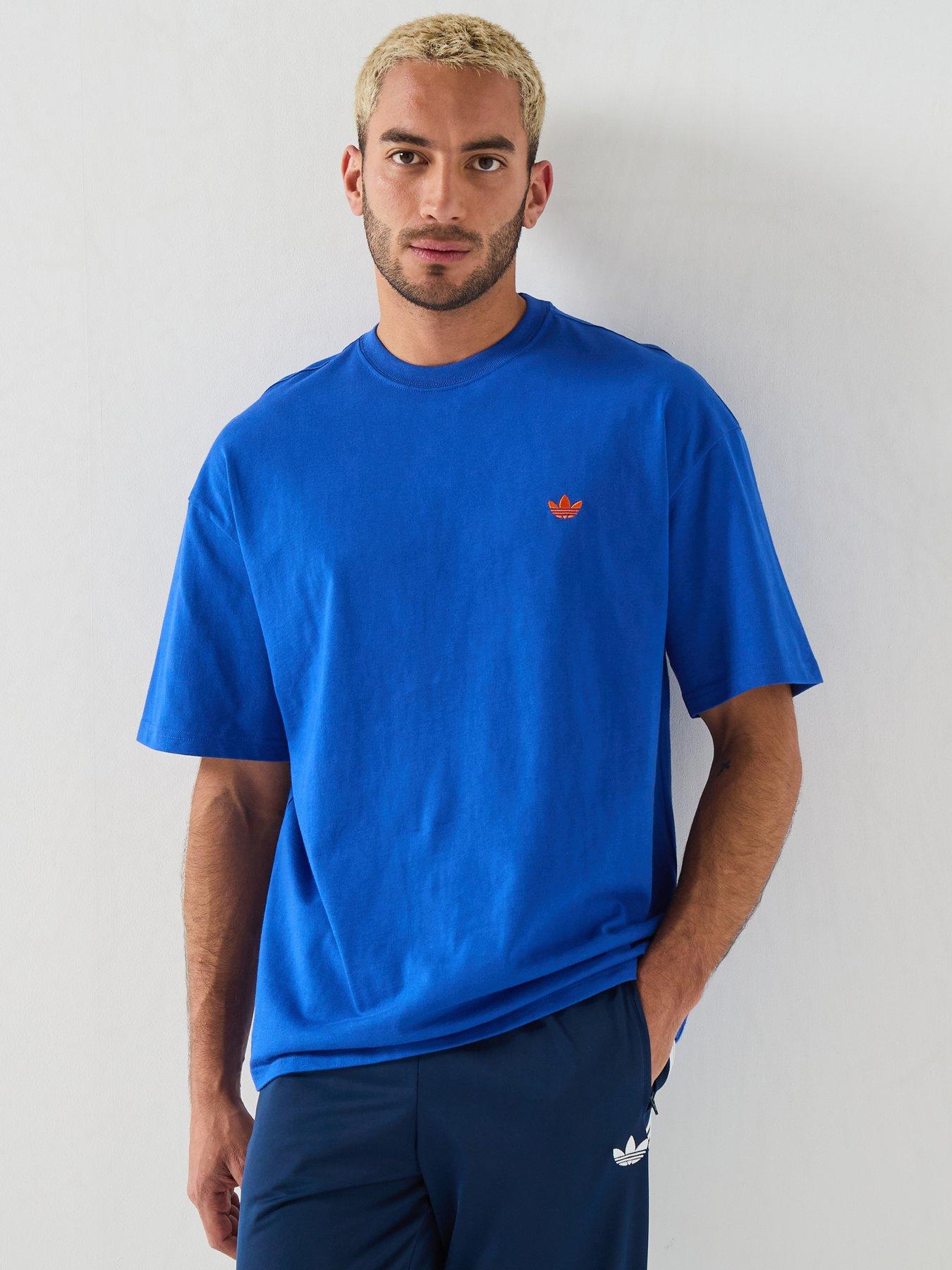 adidas Originals Mens Essentials Tee - Blue