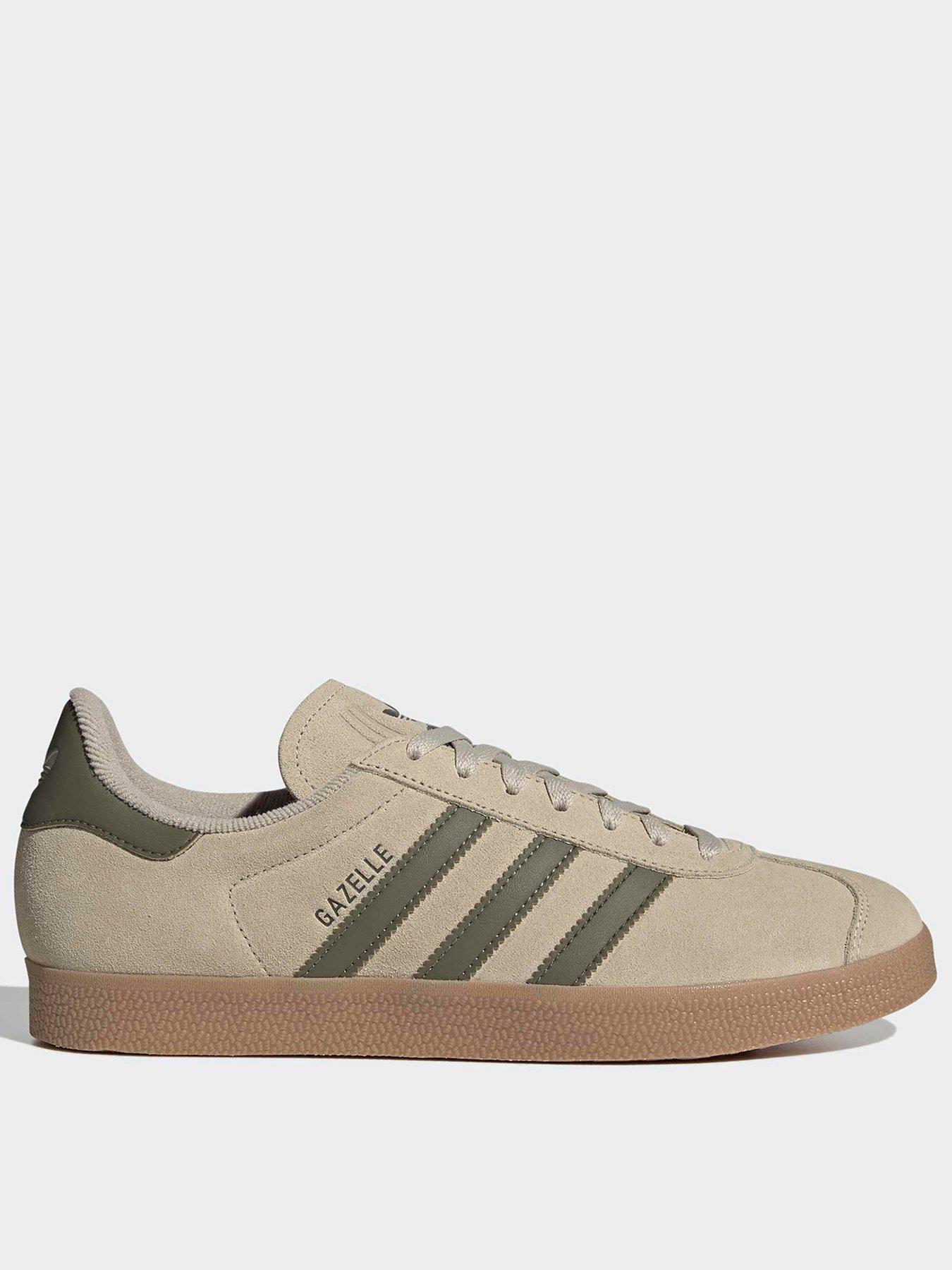 adidas Originals Mens Gazelle Trainers - Beige