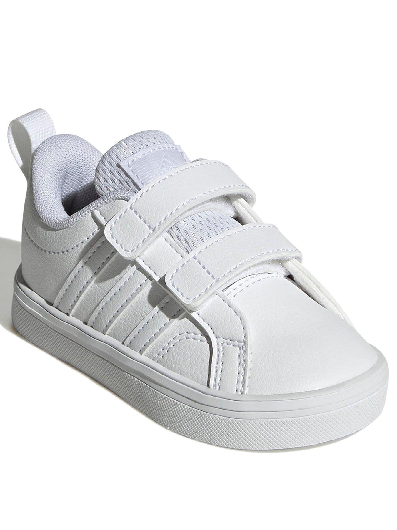 Image 2 of 6 of adidas Sportswear Kids' VS Pace 2.0 Breathable Mesh Trainers - White
