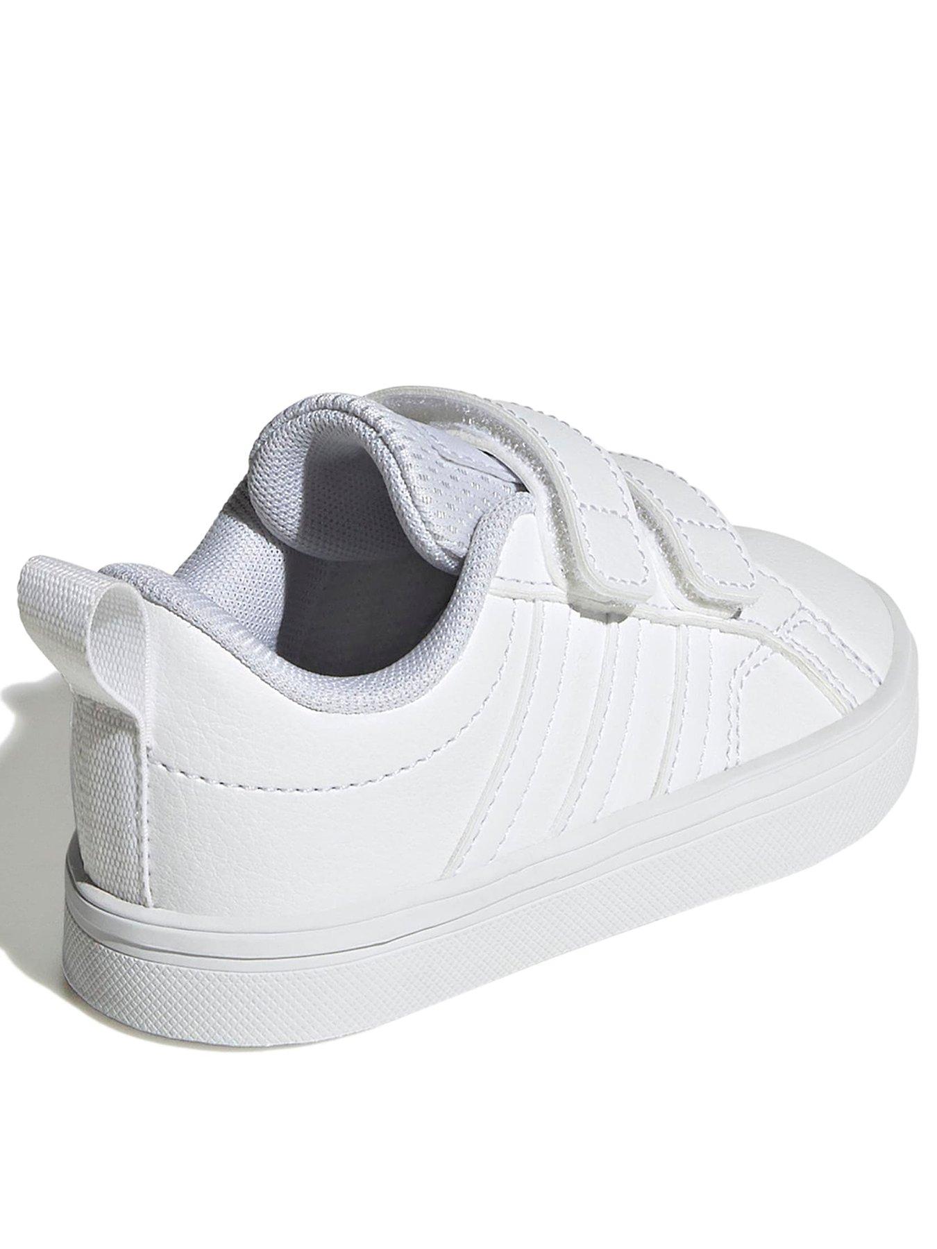 Image 3 of 6 of adidas Sportswear Kids' VS Pace 2.0 Breathable Mesh Trainers - White