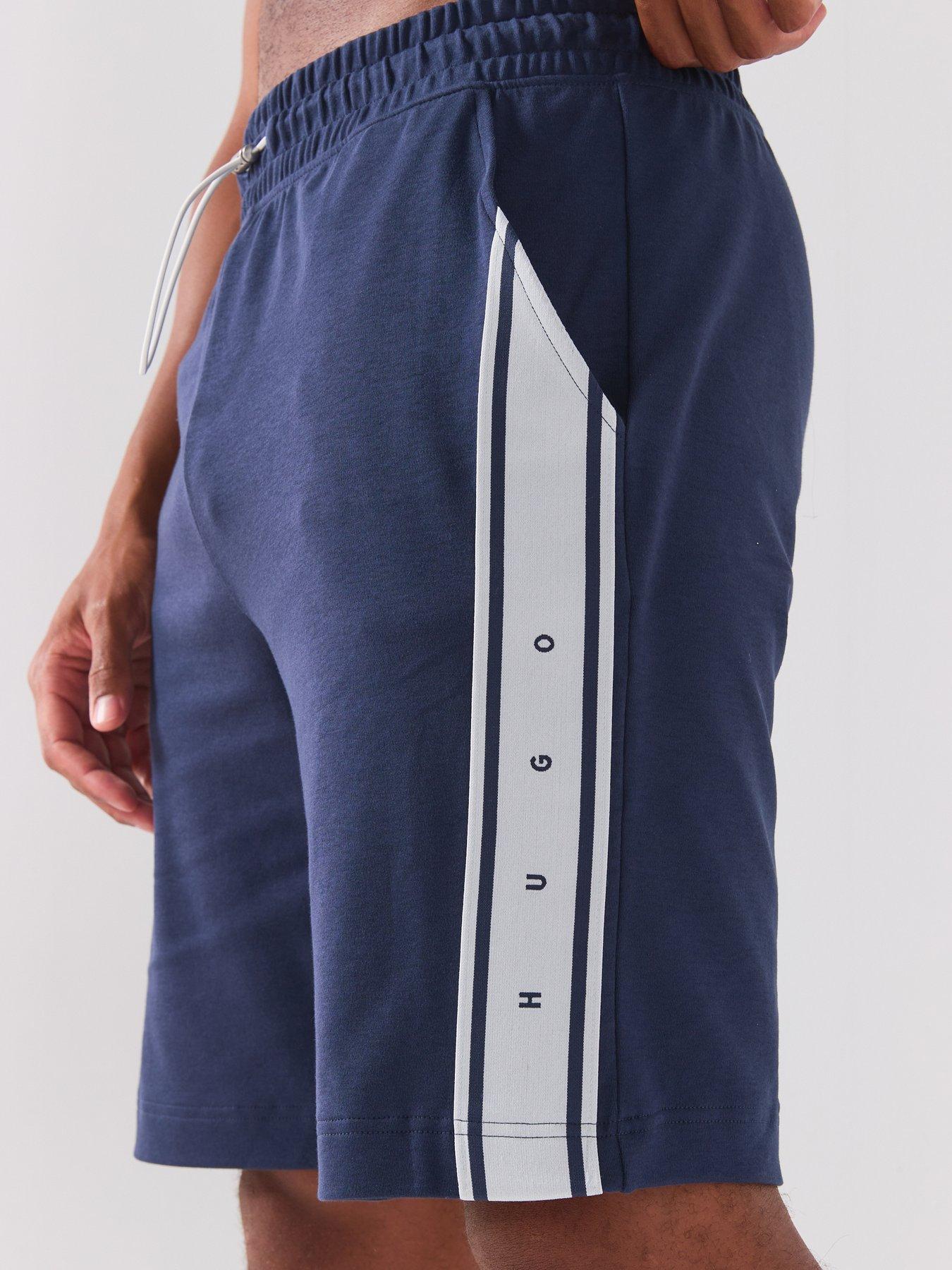 Image 6 of 6 of HUGO Bodywear Nautix Spaced Logo Shorts - Navy