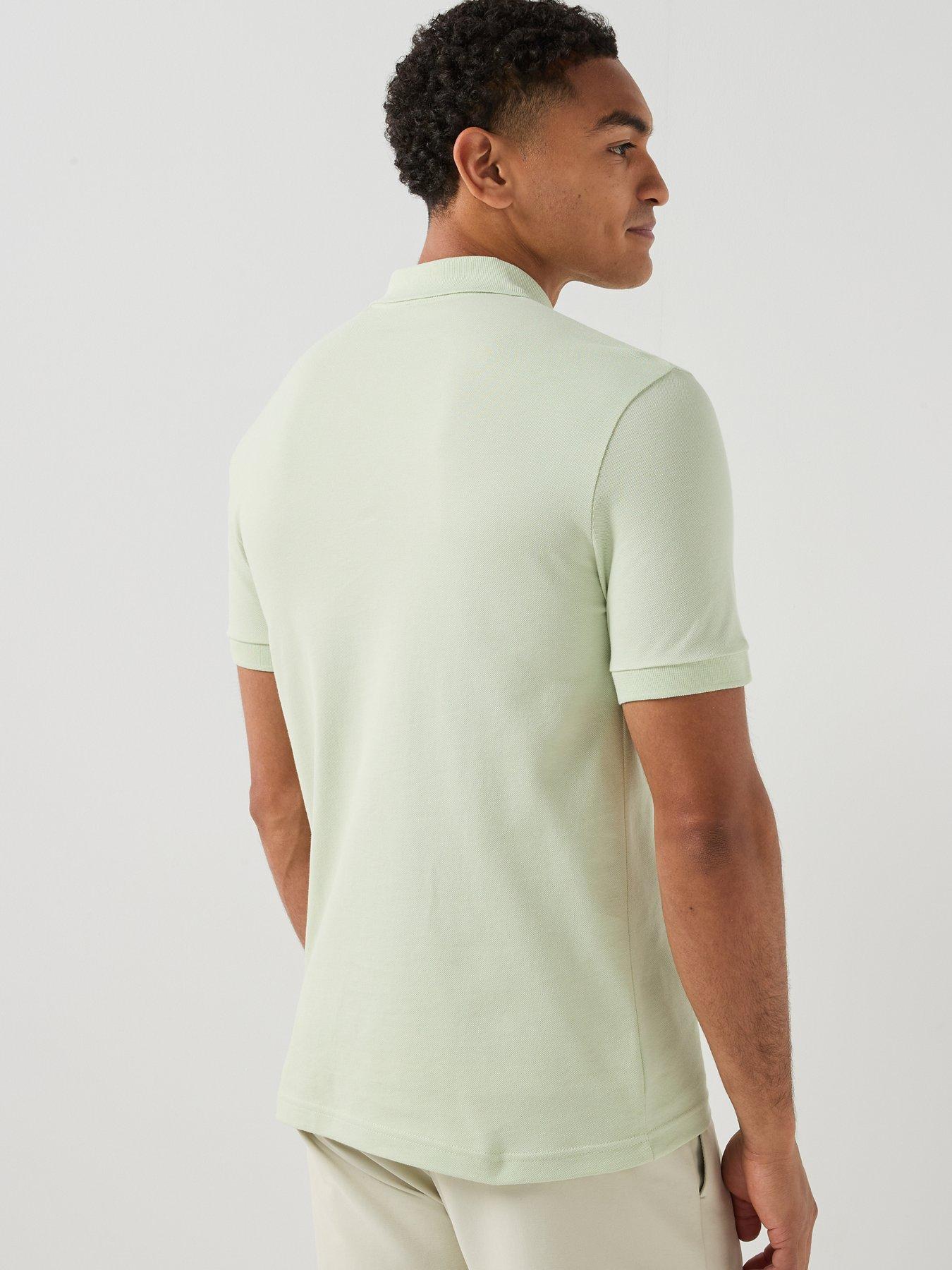 Image 2 of 4 of BOSS Passenger Tonal Patch Logo Polo Shirt - Light Green