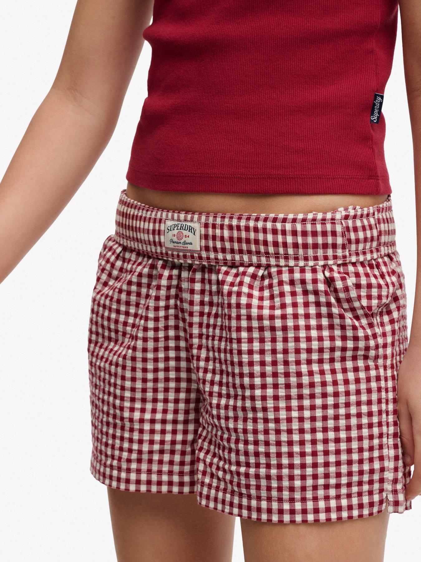 Superdry Cotton Stripe Elastic Short
