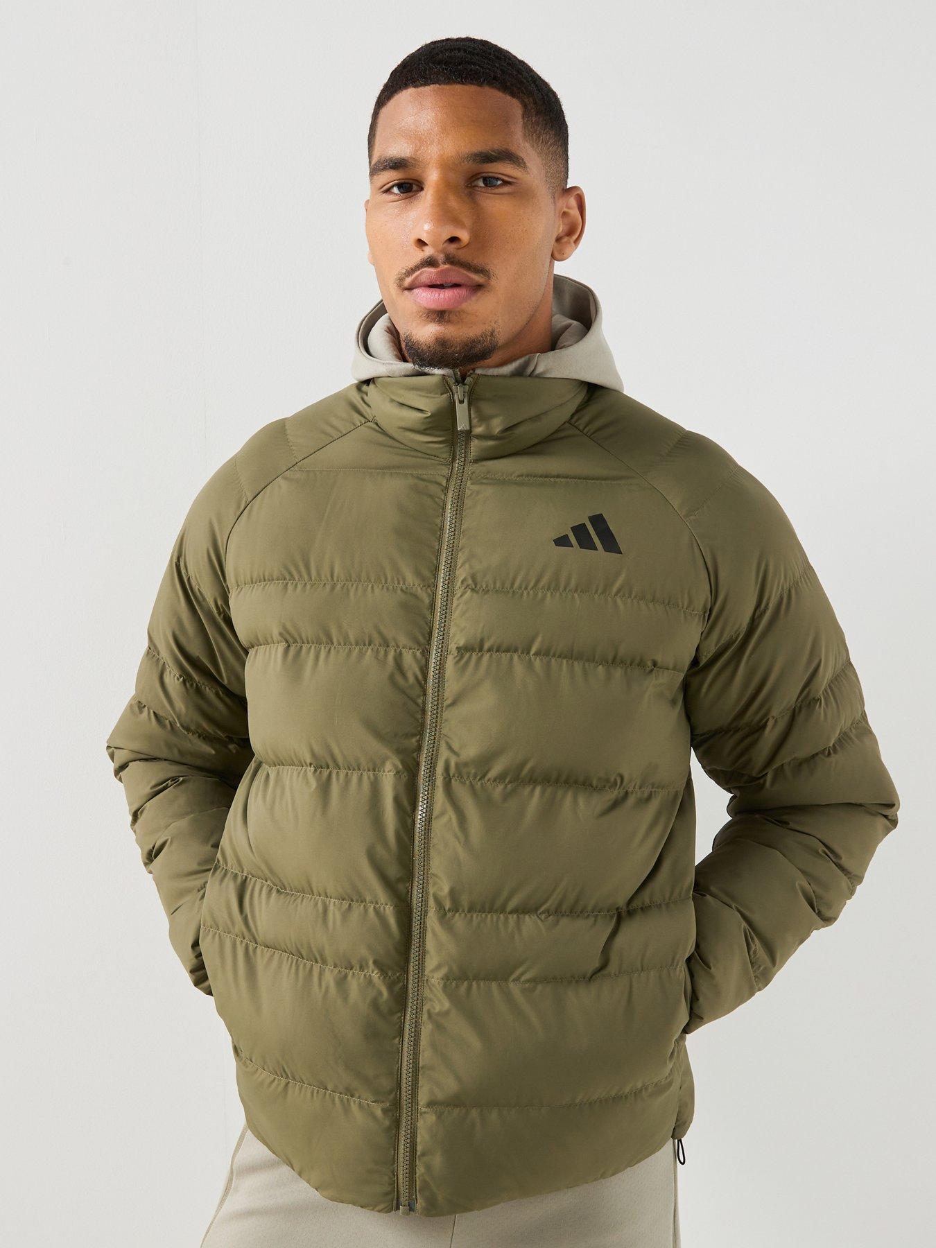 adidas Sportswear Mens Essentials Superdown Padded Jacket - Green