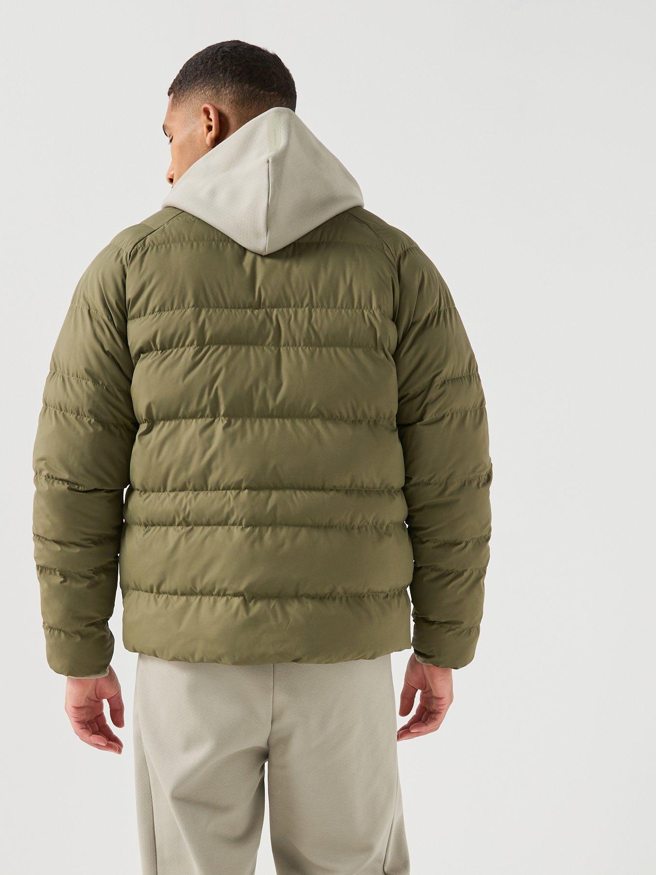 Image 2 of 6 of adidas Sportswear Mens Essentials Superdown Padded Jacket - Green
