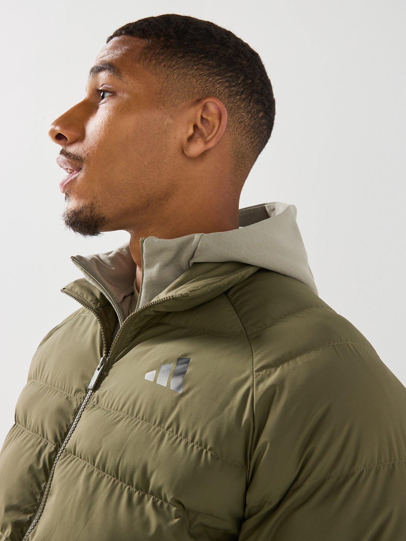 Image 4 of 6 of adidas Sportswear Mens Essentials Superdown Padded Jacket - Green