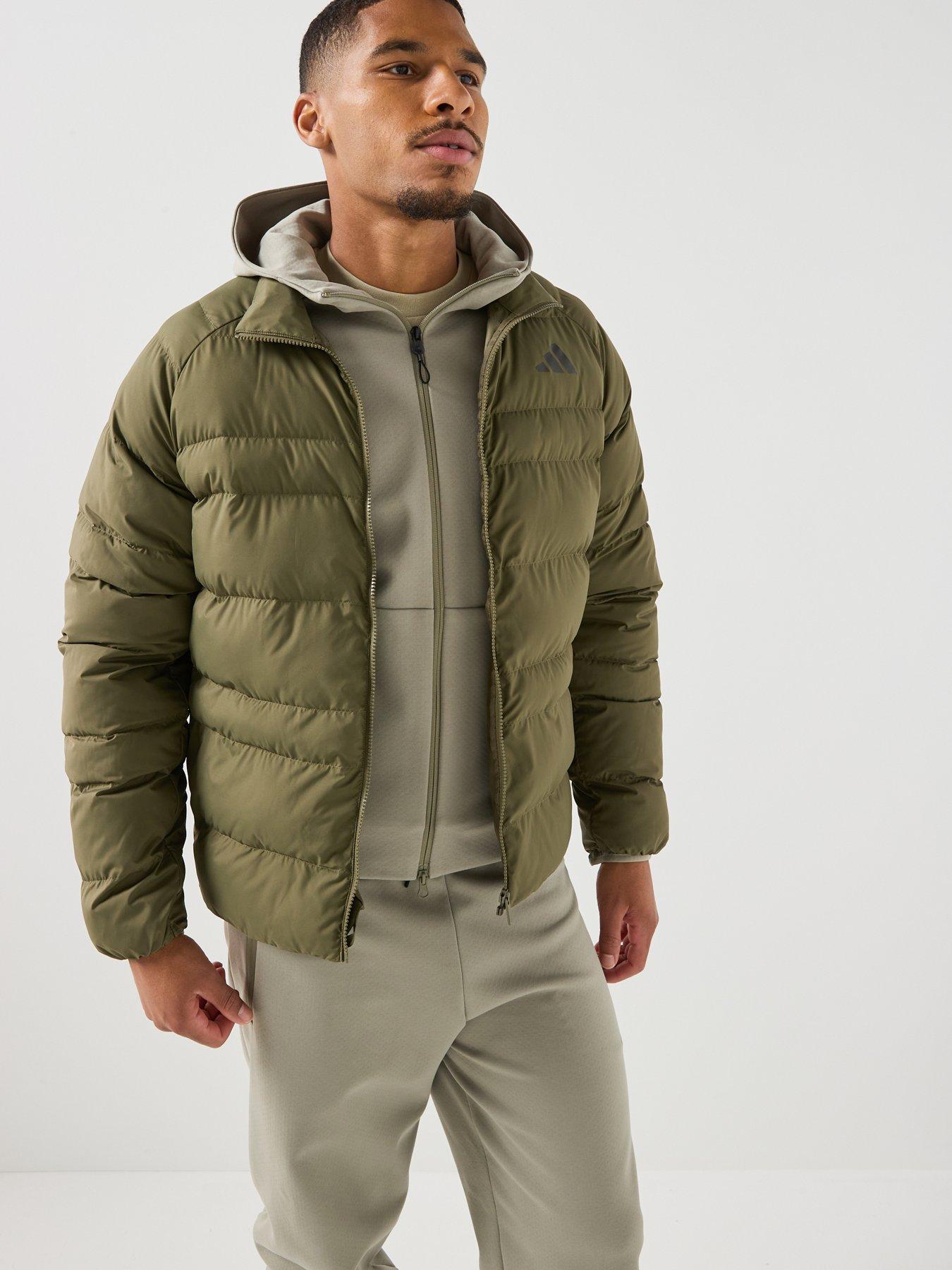 Image 5 of 6 of adidas Sportswear Mens Essentials Superdown Padded Jacket - Green
