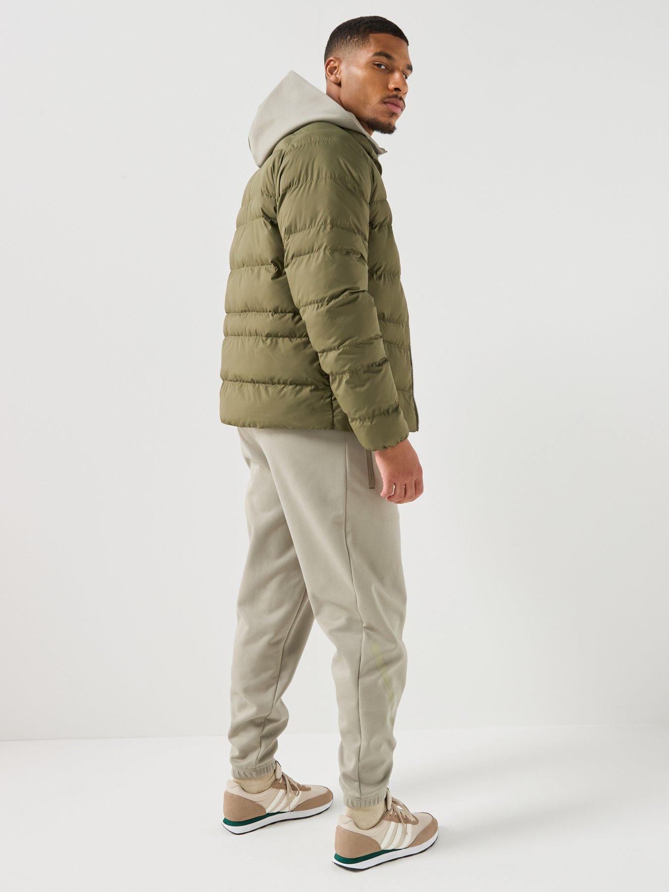 Image 6 of 6 of adidas Sportswear Mens Essentials Superdown Padded Jacket - Green