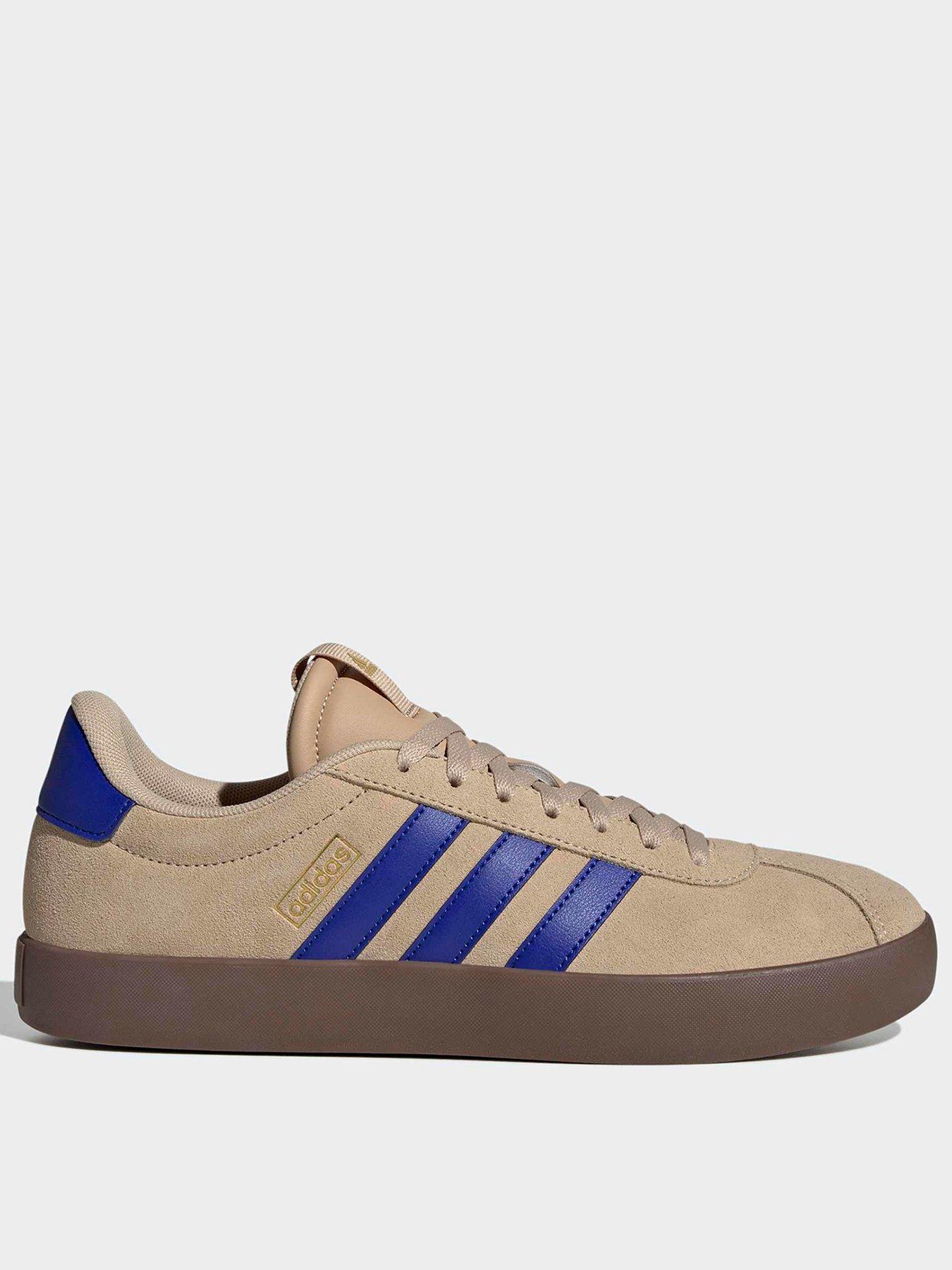 adidas Sportswear Men's VL Court 3.0 Suede Trainers - Beige Multi