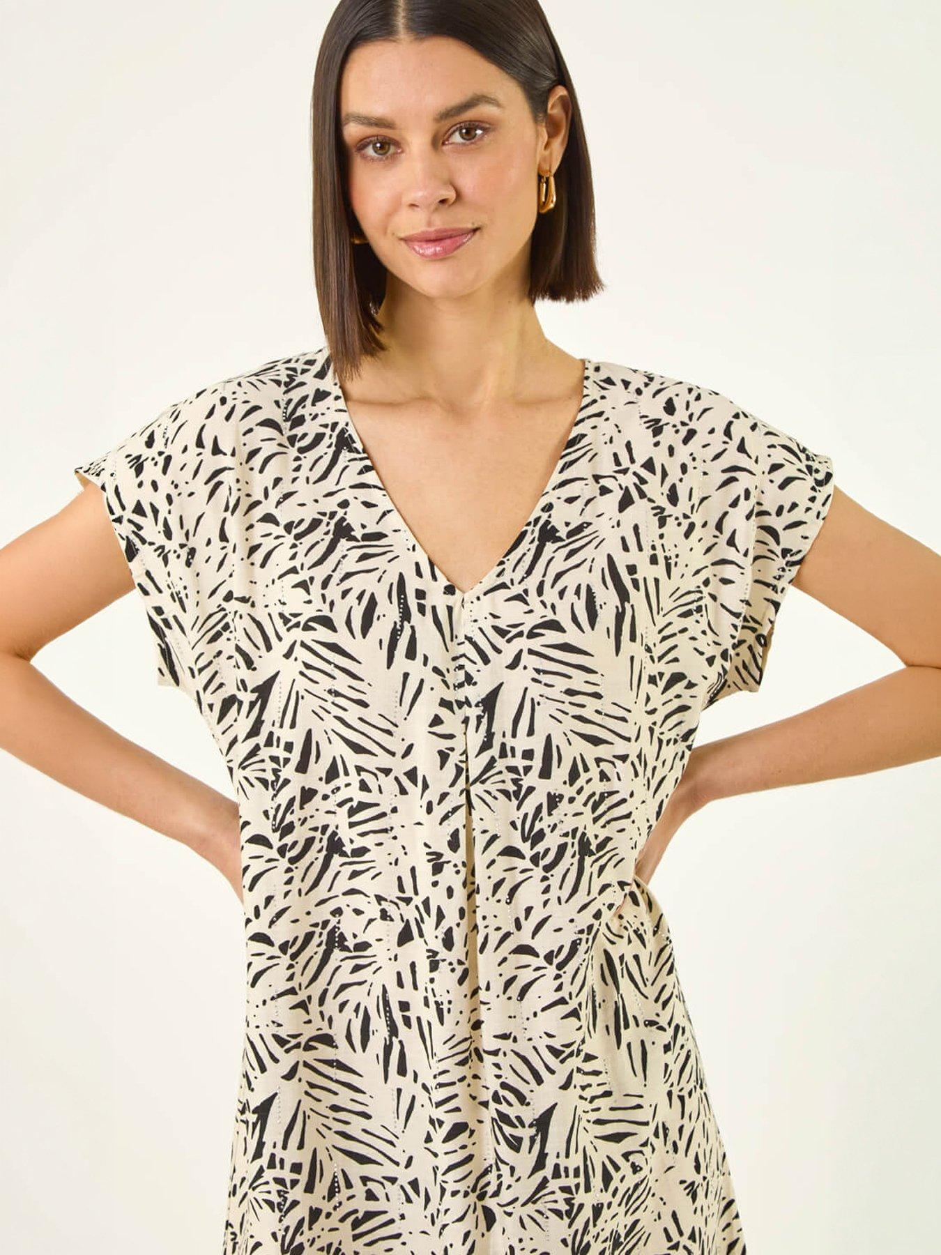 roman-speckled-print-hotfix-shift-dressoutfit