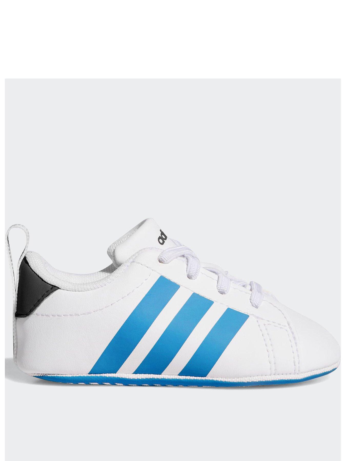 Image 1 of 7 of adidas Sportswear Infant Grand Court Crib - White