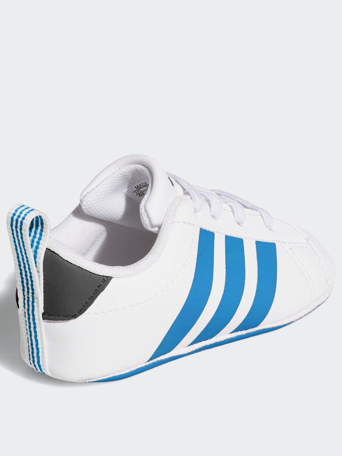 Image 3 of 7 of adidas Sportswear Infant Grand Court Crib - White