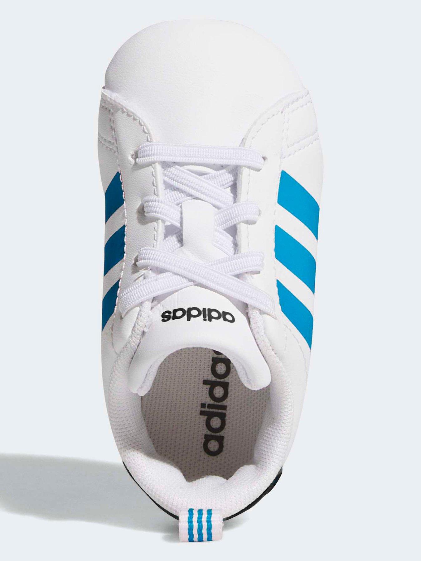 Image 4 of 7 of adidas Sportswear Infant Grand Court Crib - White
