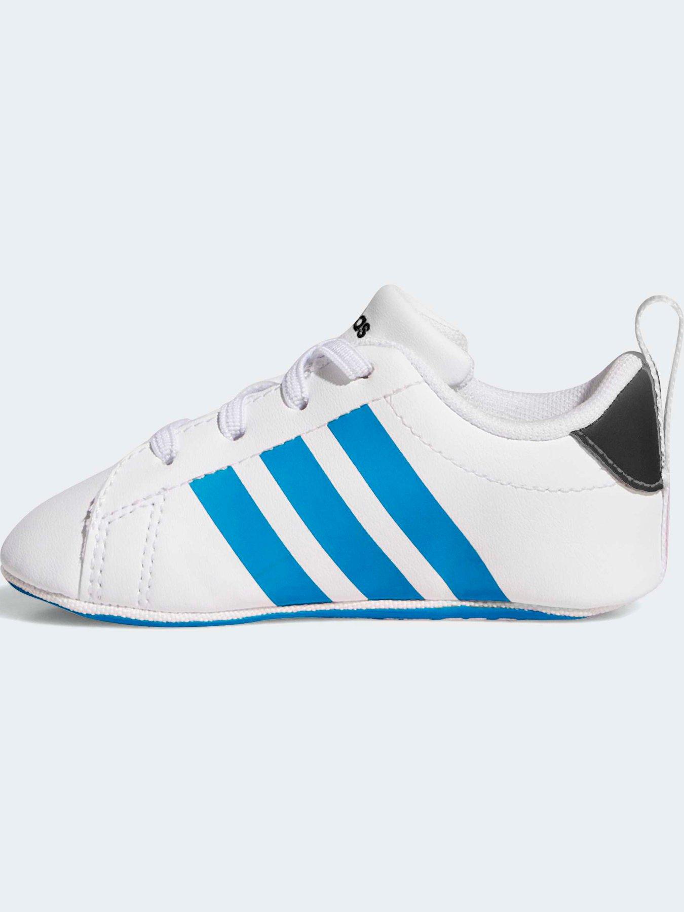 Image 6 of 7 of adidas Sportswear Infant Grand Court Crib - White