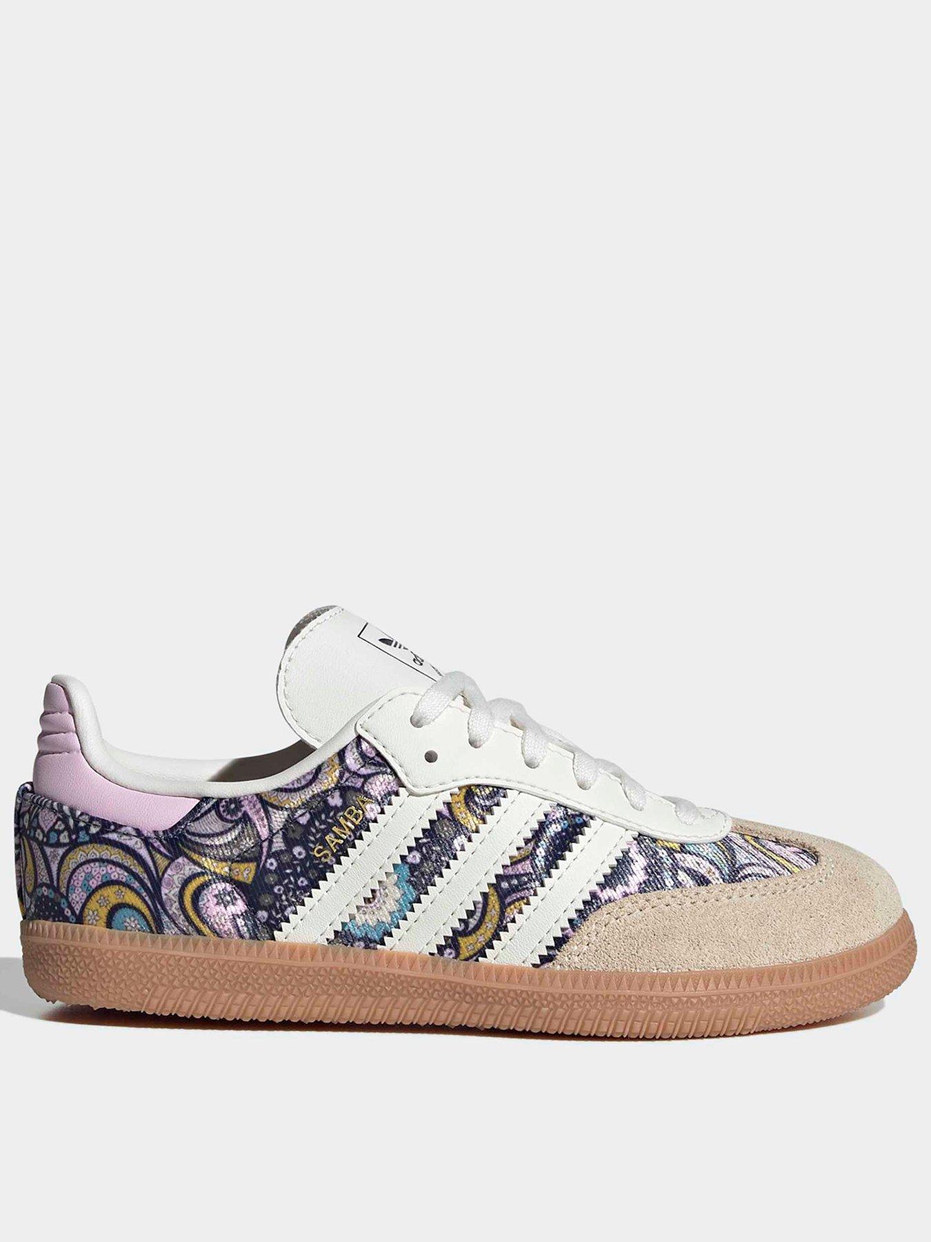 Image 1 of 7 of adidas Originals Liberty Samba OG Trainers - White