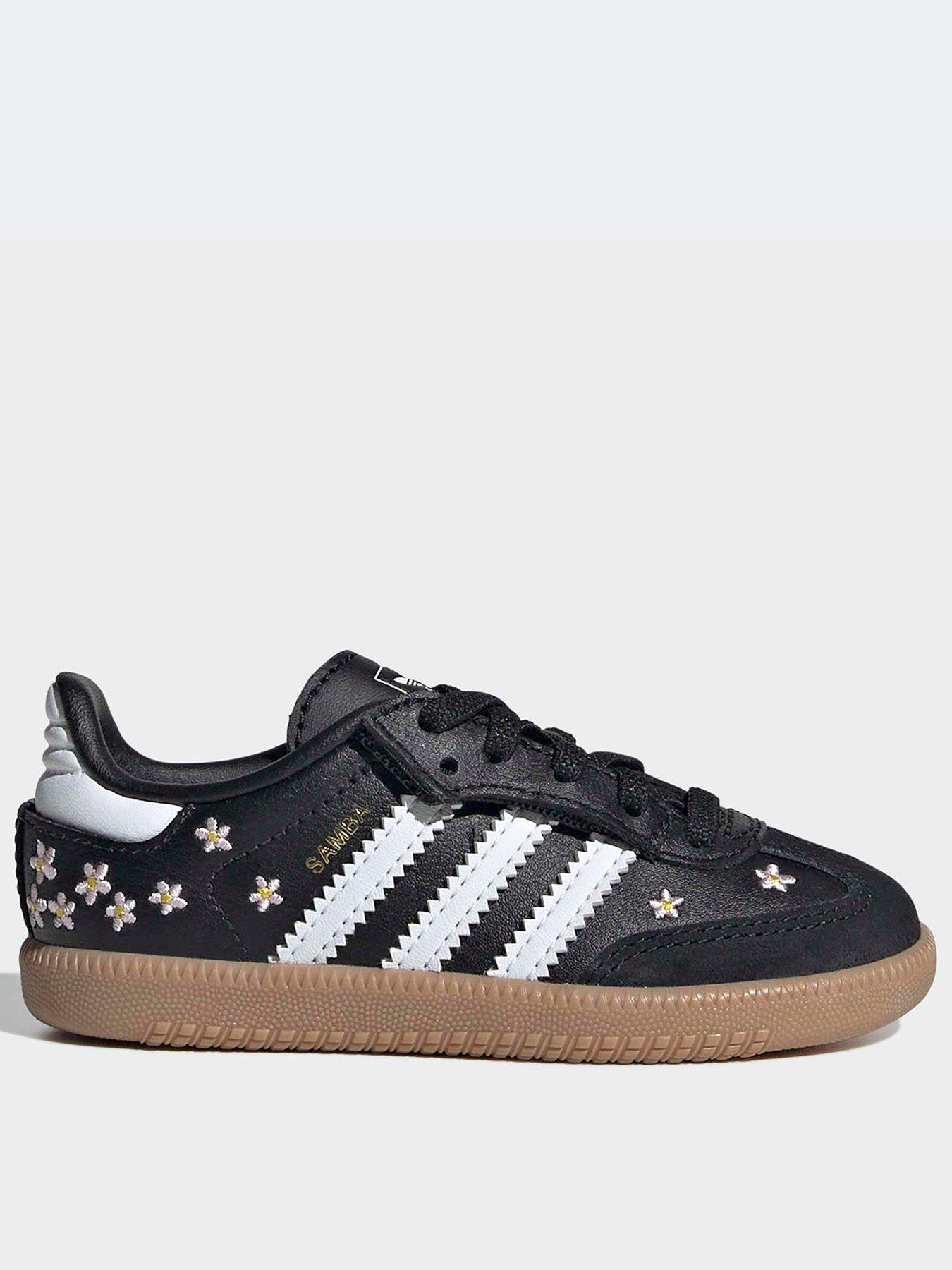 adidas Originals Infant Samba OG Elastic Trainers - Black