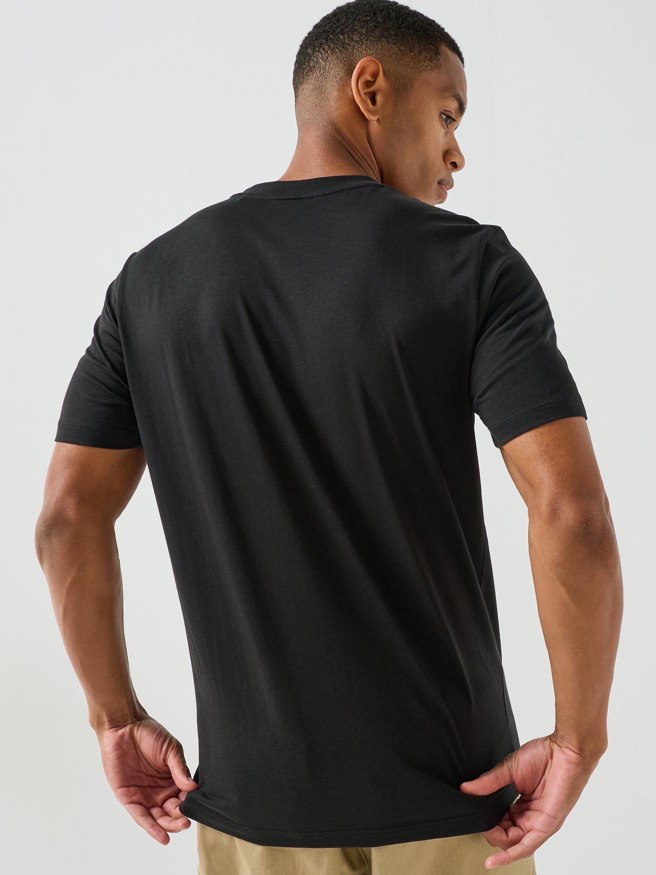 Image 2 of 6 of HUGO Durectee Record Studio Graphic T-Shirt - Black