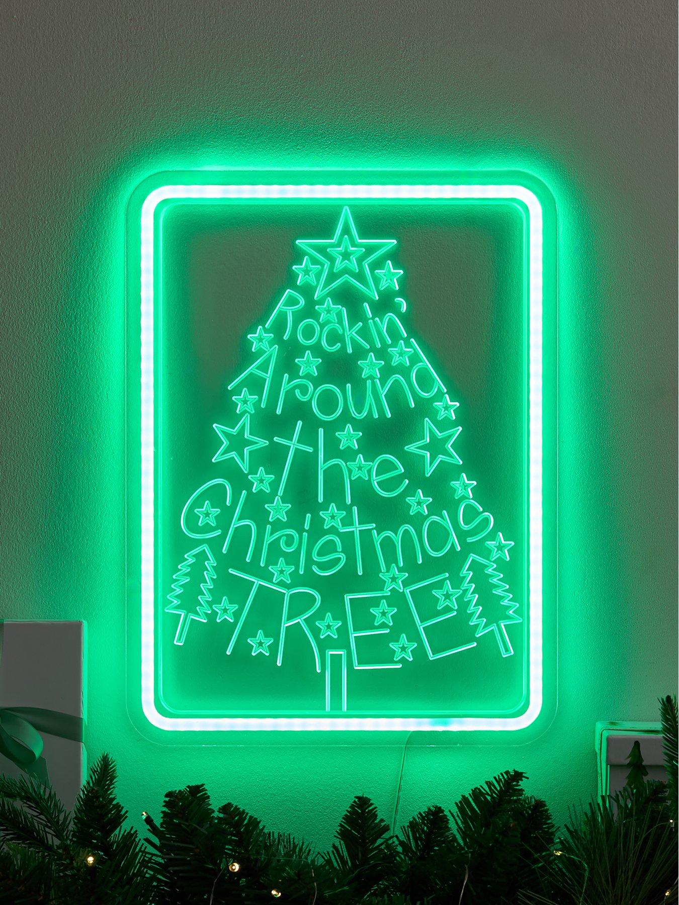 Image 1 of 7 of Three Kings Neonesque Rockin' Around the Christmas&nbsp;Tree Room Light