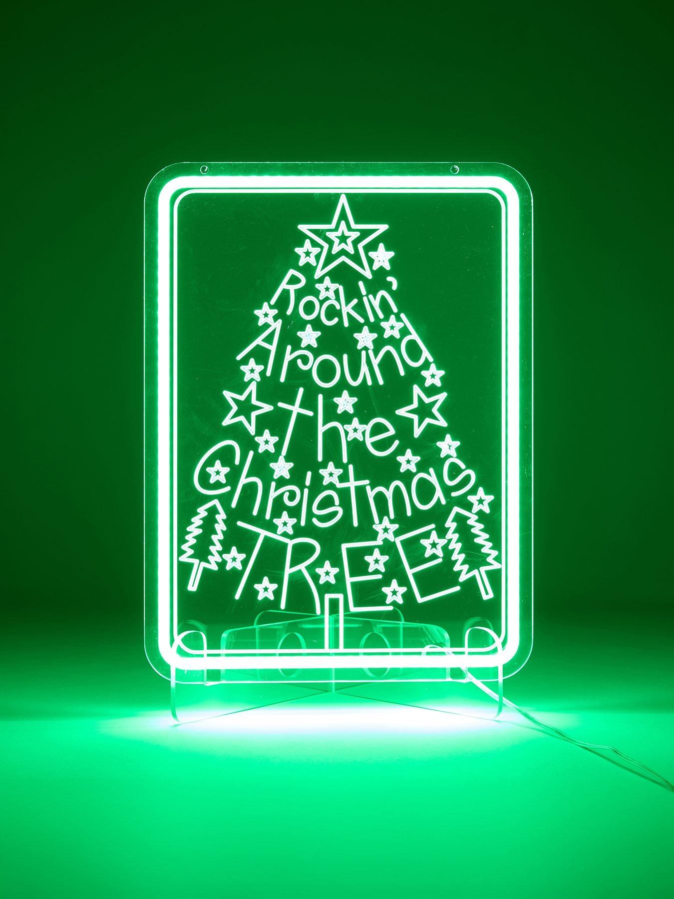 Image 2 of 7 of Three Kings Neonesque Rockin' Around the Christmas&nbsp;Tree Room Light