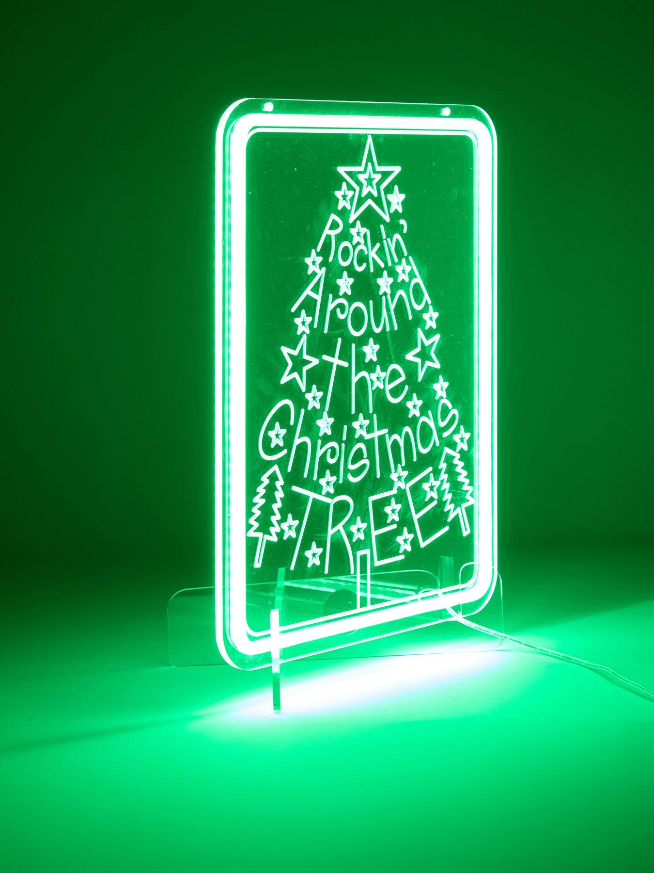 Image 3 of 7 of Three Kings Neonesque Rockin' Around the Christmas&nbsp;Tree Room Light