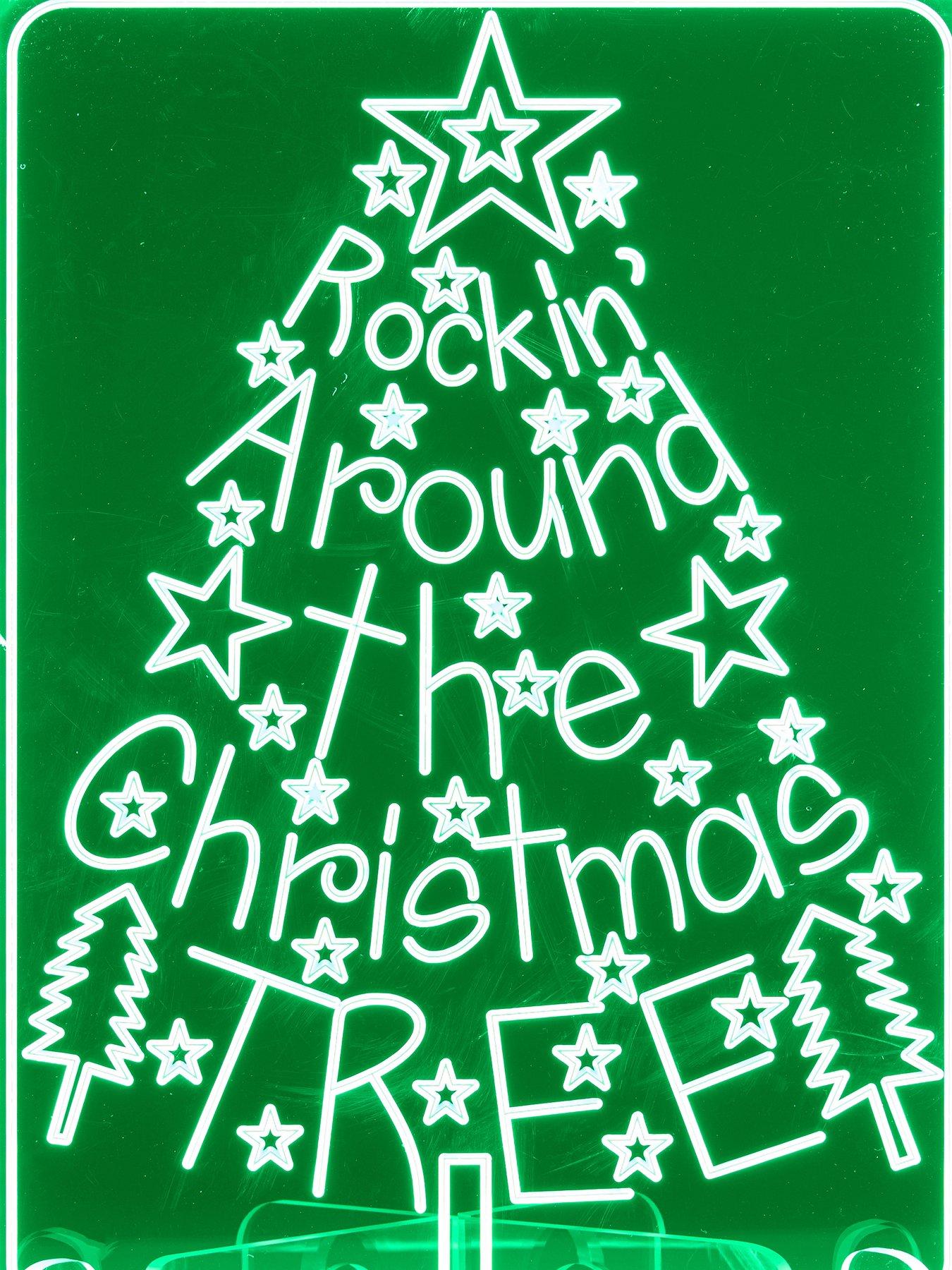 Image 4 of 7 of Three Kings Neonesque Rockin' Around the Christmas&nbsp;Tree Room Light