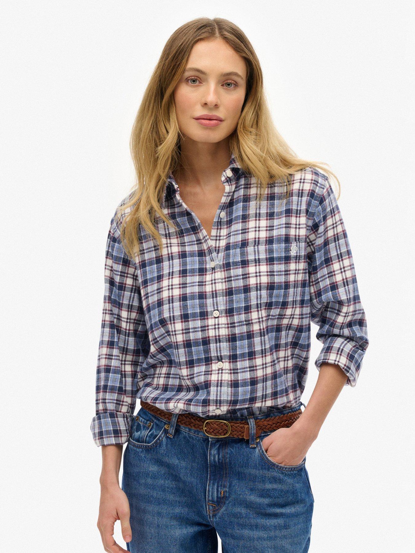 superdry-check-flannel-boyfriend-shirt-bluefront
