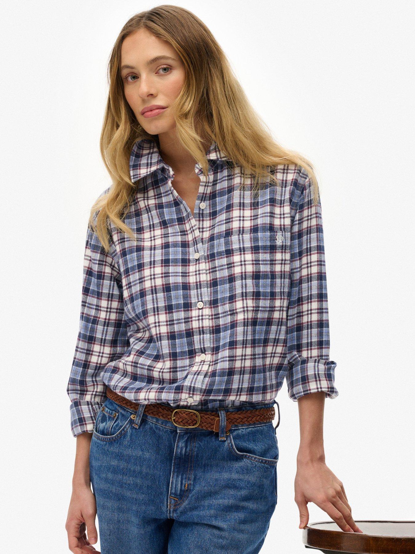 superdry-check-flannel-boyfriend-shirt-bluedetail