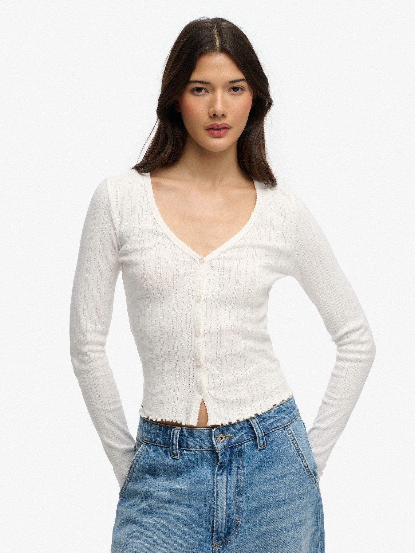 superdry-ath-ess-pointelle-cardigan-creamfront