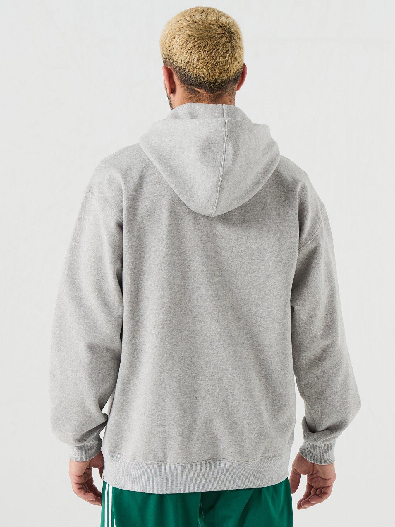 Image 2 of 6 of adidas Originals Mens Essentialong Sleeve Loose Hoodie - Grey