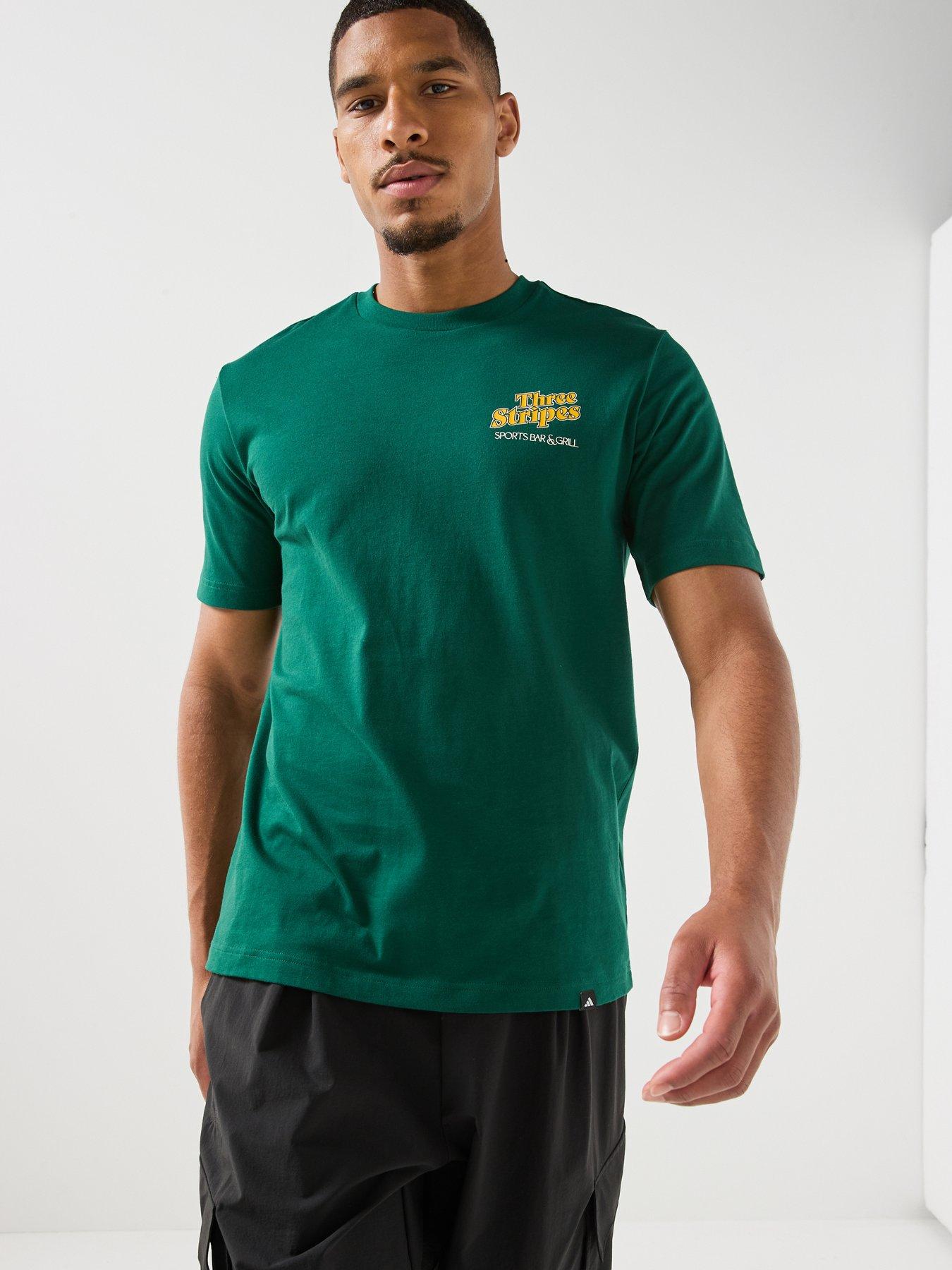 Image 2 of 6 of adidas Sportswear Mens Mens Graphic T-Shirt - Green