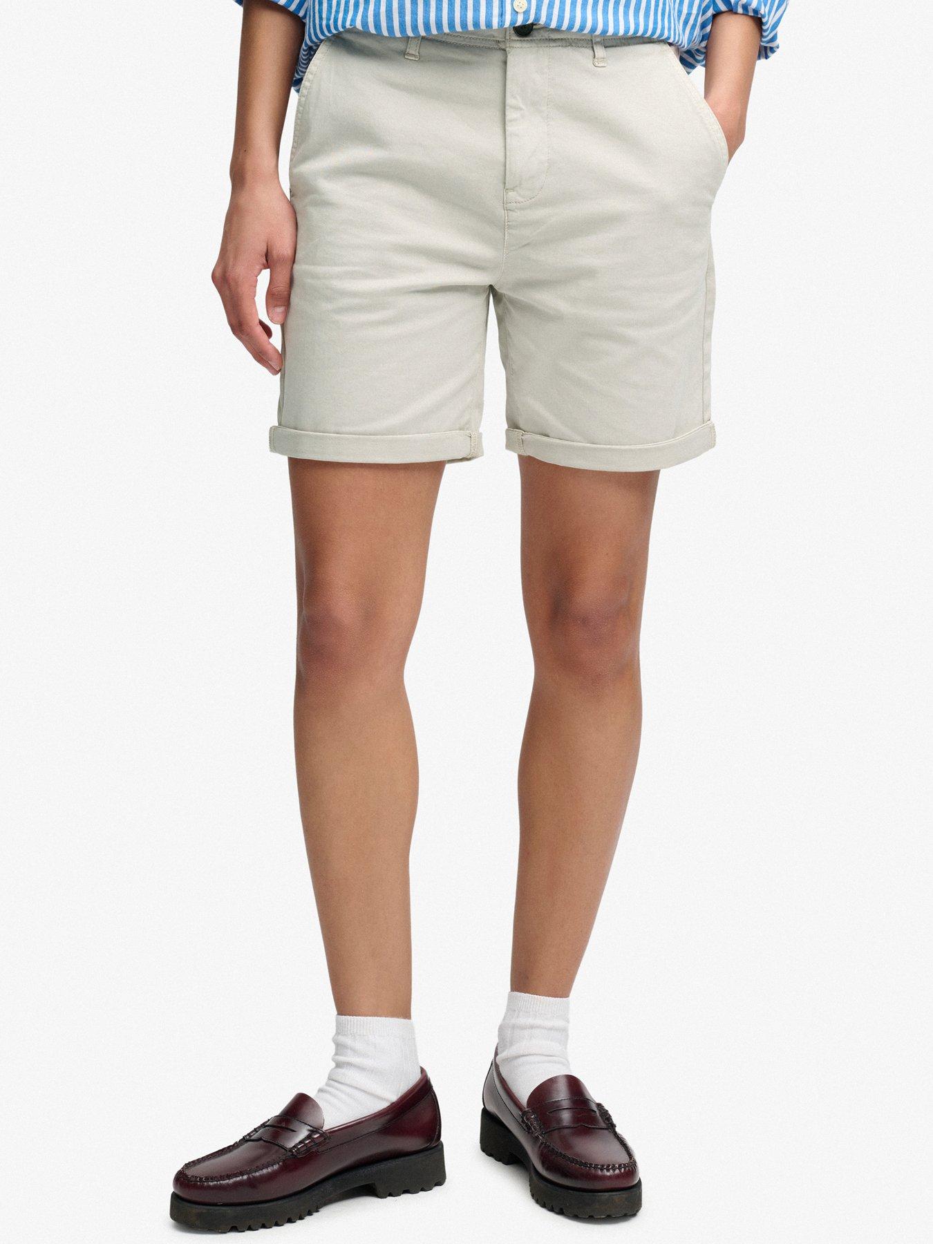 Image 1 of 6 of Superdry Chino Short - Cream