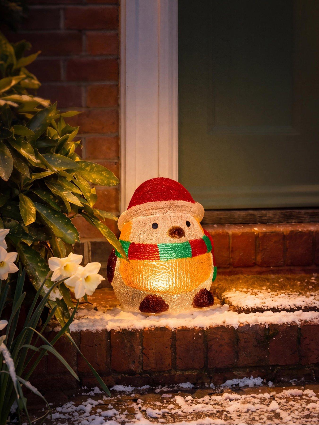 Three Kings Light Up Ice Santa Robin