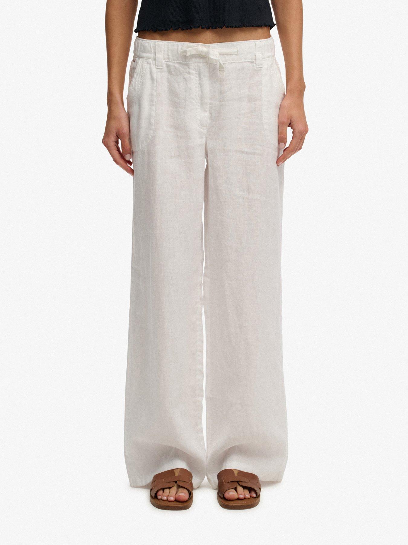 superdry-linen-low-rise-pantfront
