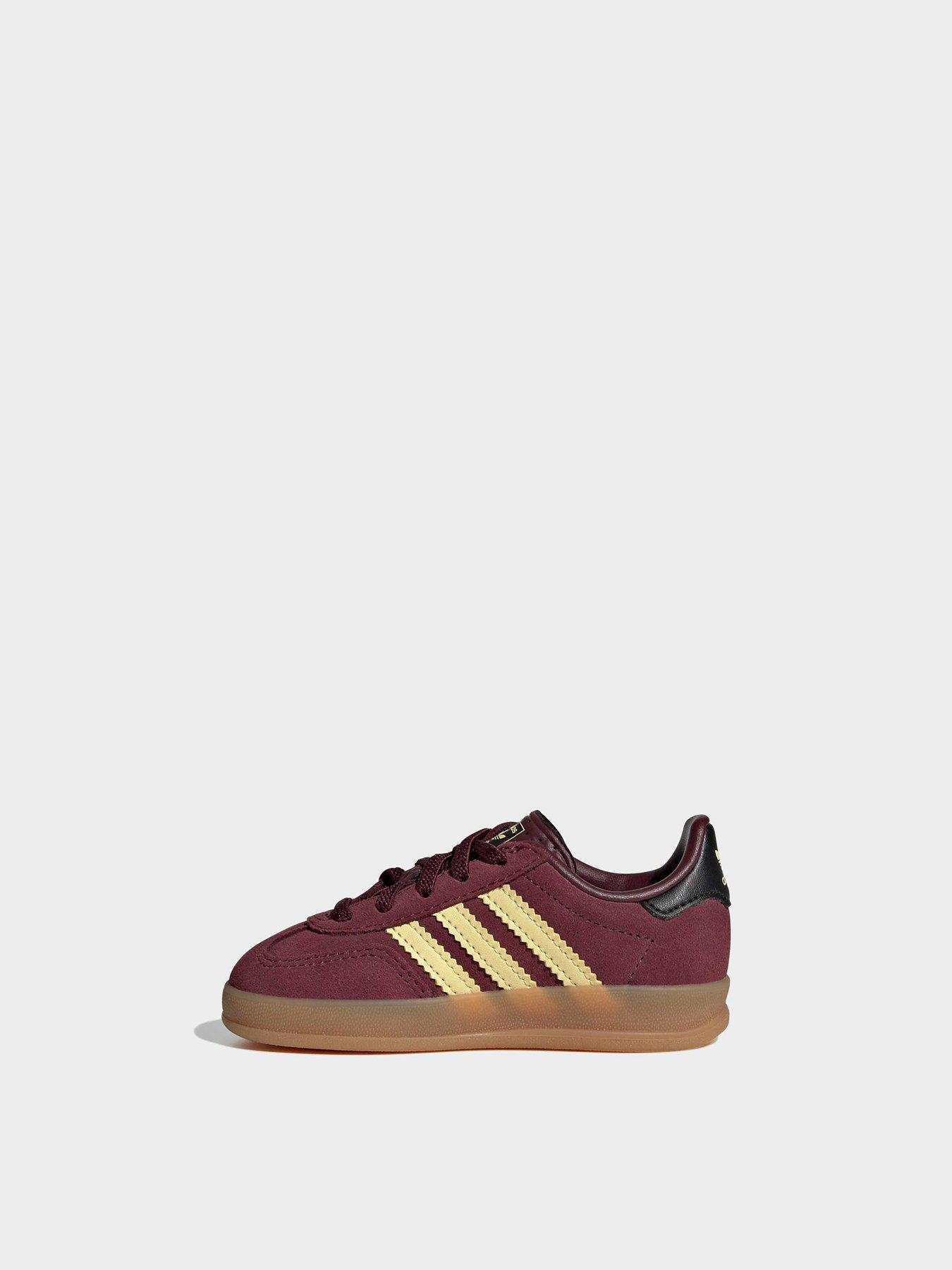 Image 7 of 7 of adidas Originals Infant Gazelle Trainers - Burgundy