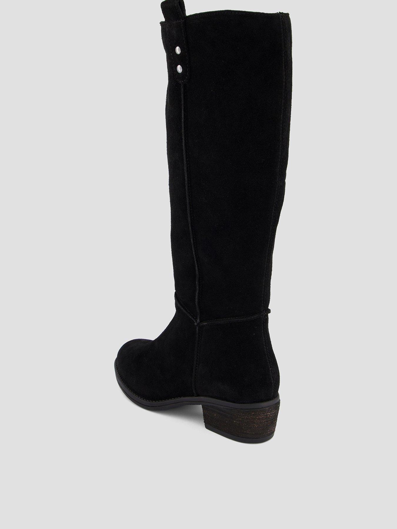 Image 3 of 8 of The Very Collection Real Suede Knee Boot