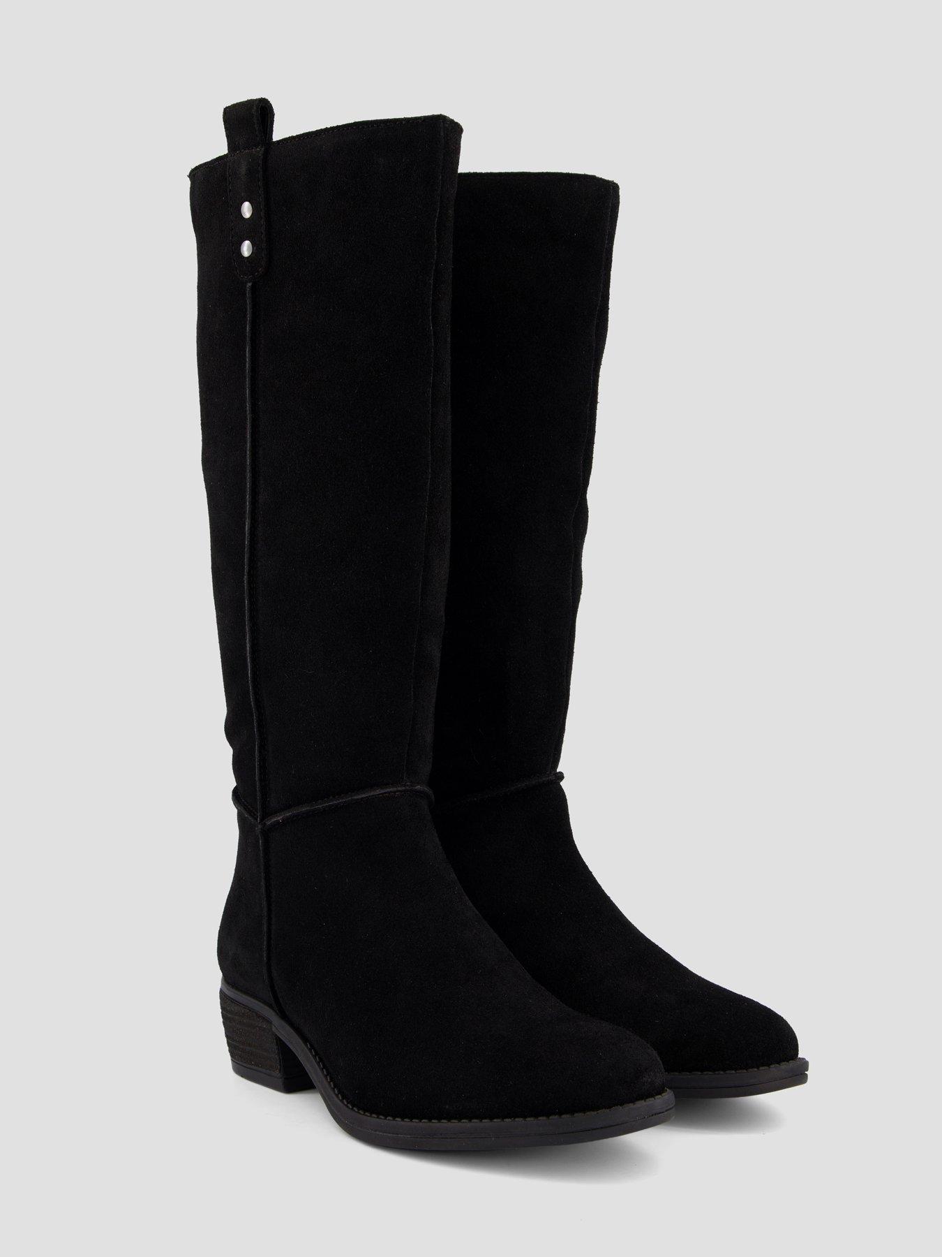 Image 7 of 8 of The Very Collection Real Suede Knee Boot