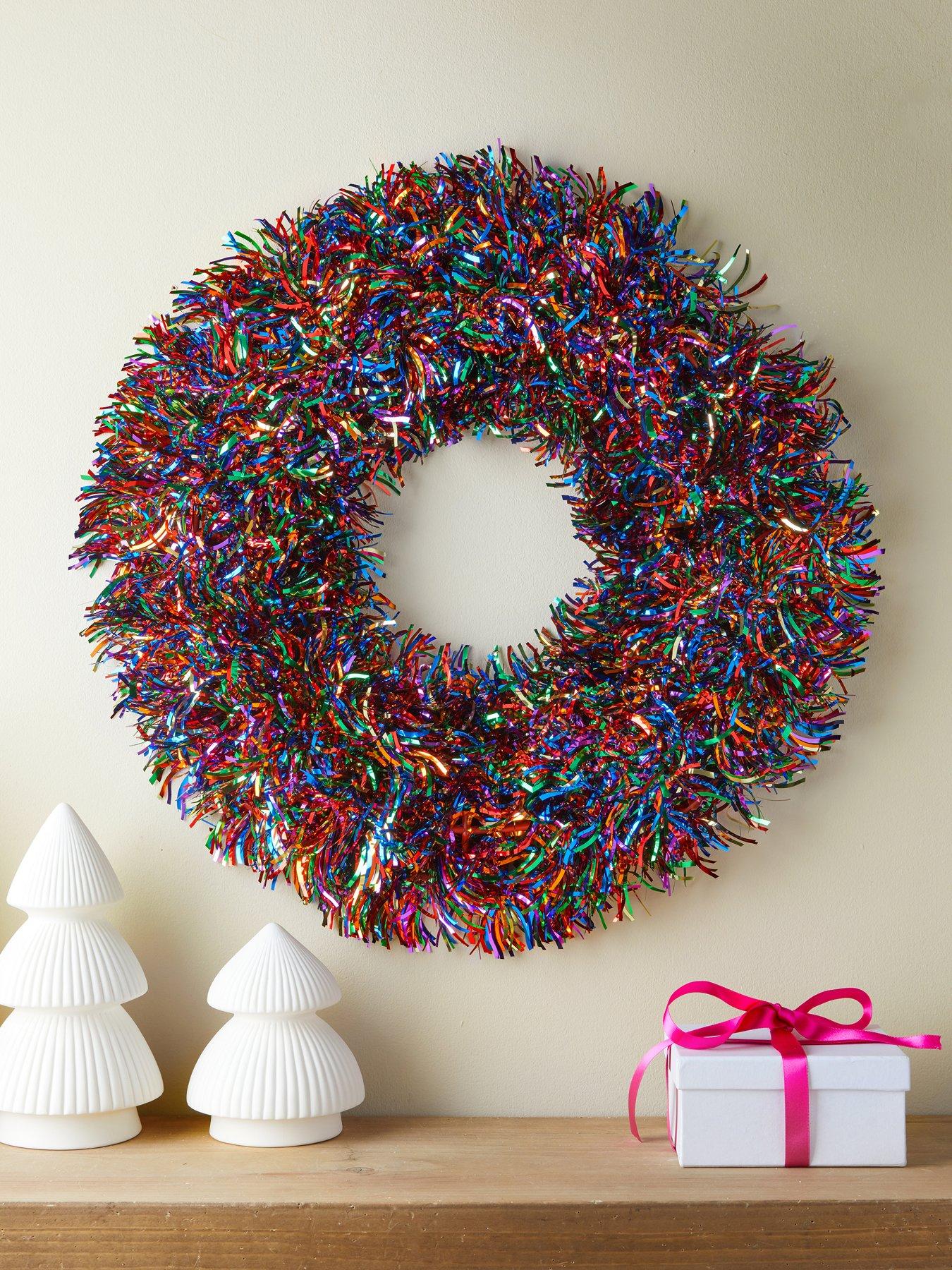 Three Kings X-bling! Tinsel Christmas Wreath - 45 cm