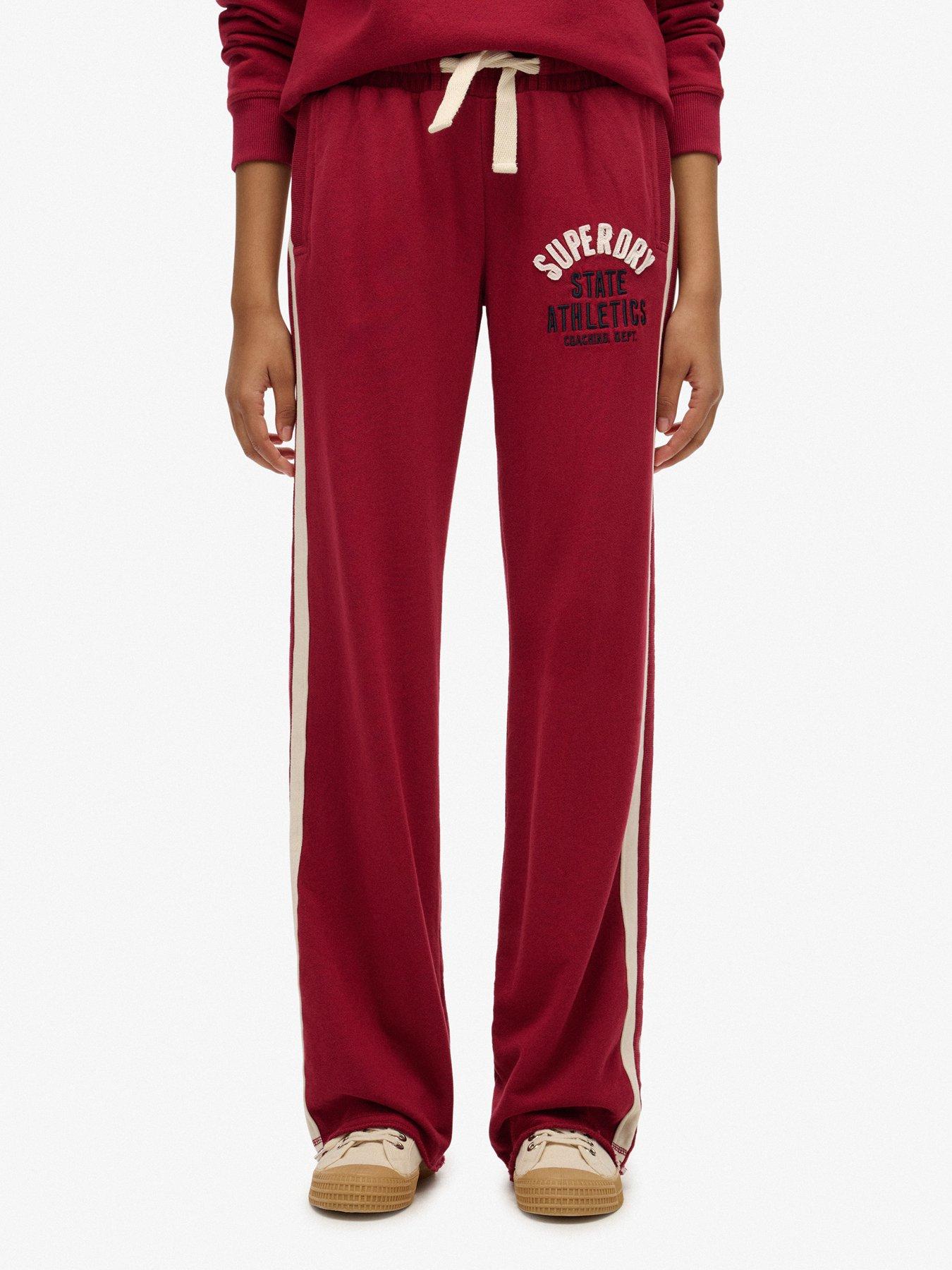 superdry-ath-ess-hockey-joggers-redfront