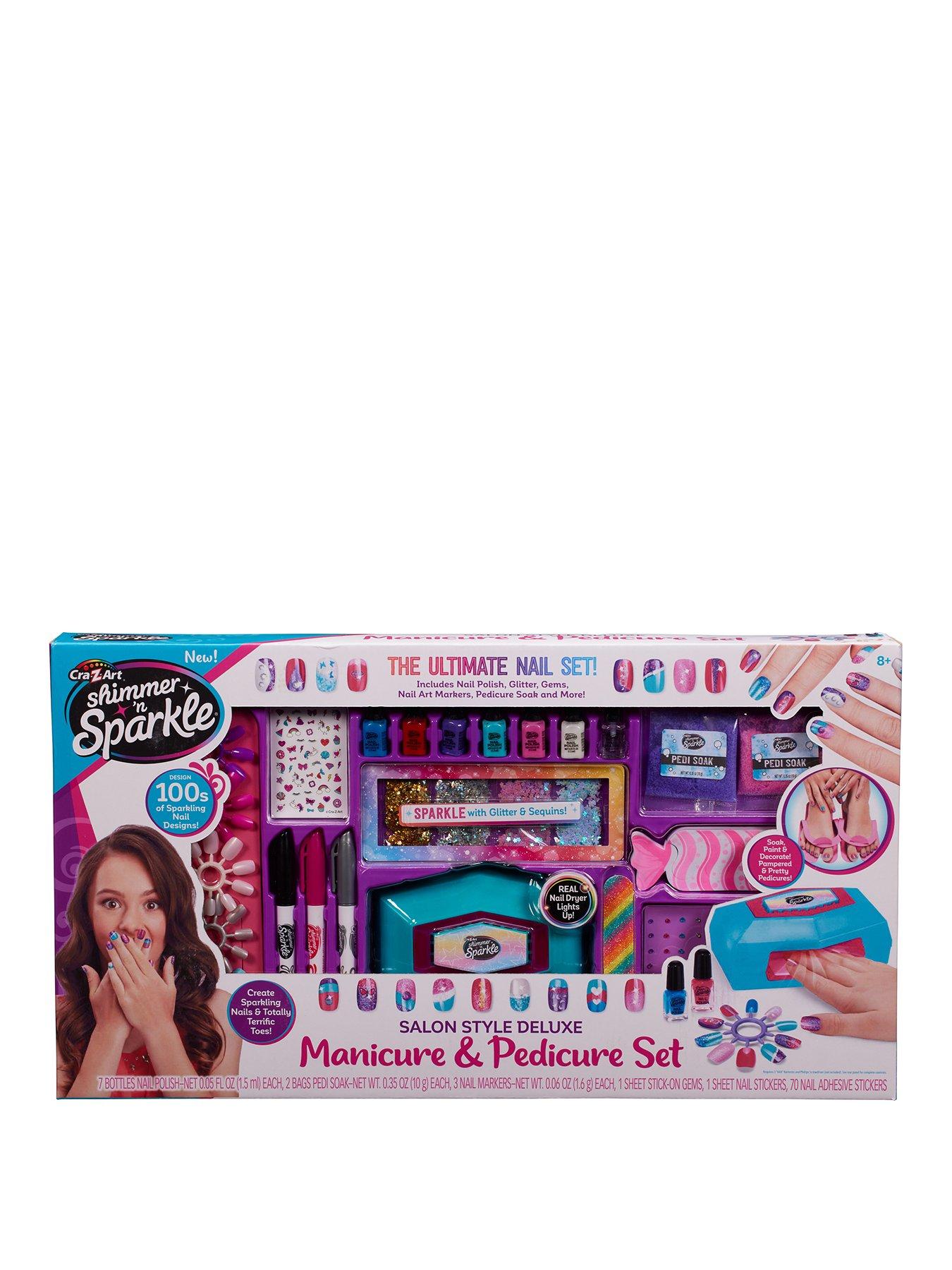 Shimmer & Sparkle Shimmer 'n Sparkle Salon Style Deluxe Manicure  &  Pedicure